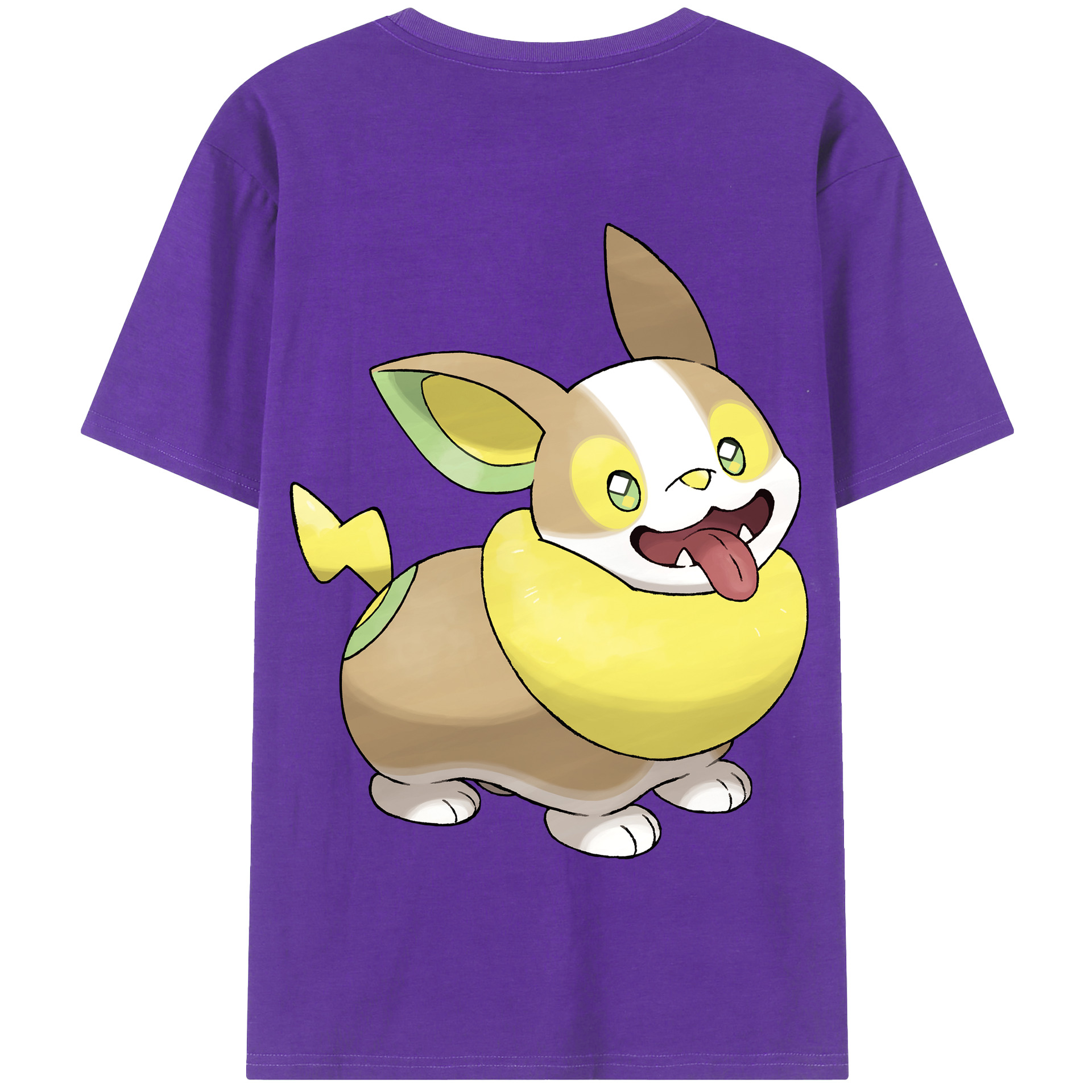 （画像用） ポケットモンスター Pokémon 綿100％半袖Tシャツ（背面プリント）