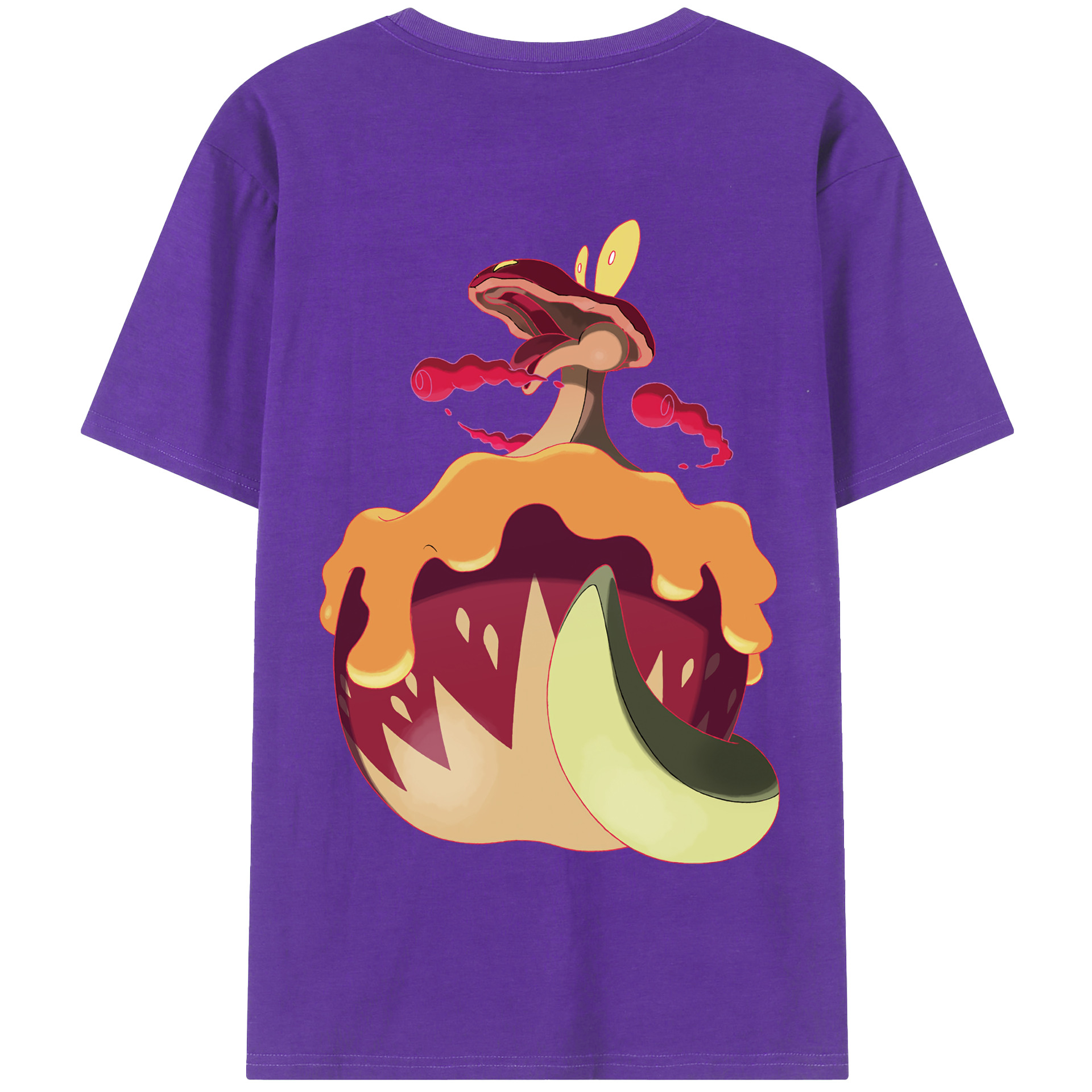 （画像用） ポケットモンスター Pokémon 綿100％半袖Tシャツ（背面プリント）