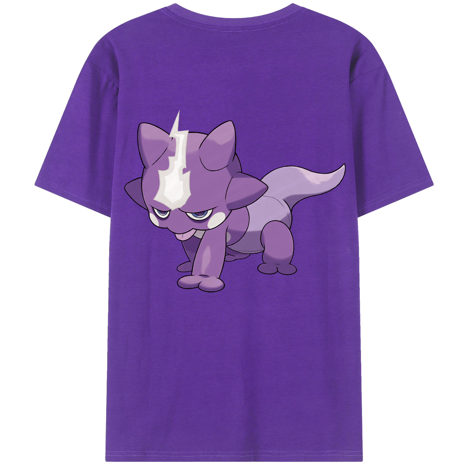 （画像用） ポケットモンスター Pokémon 綿100％半袖Tシャツ（背面プリント）