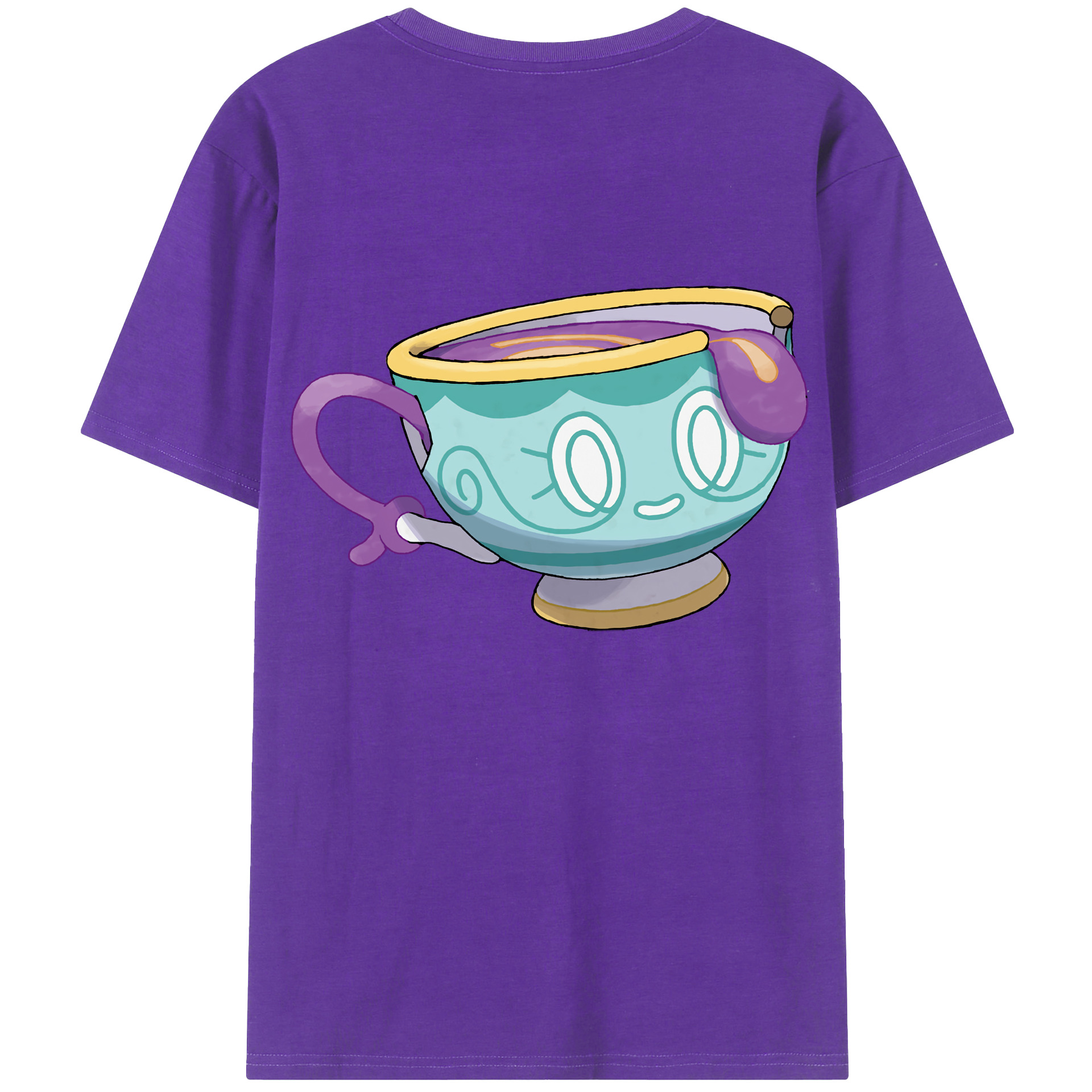 （画像用） ポケットモンスター Pokémon 綿100％半袖Tシャツ（背面プリント）