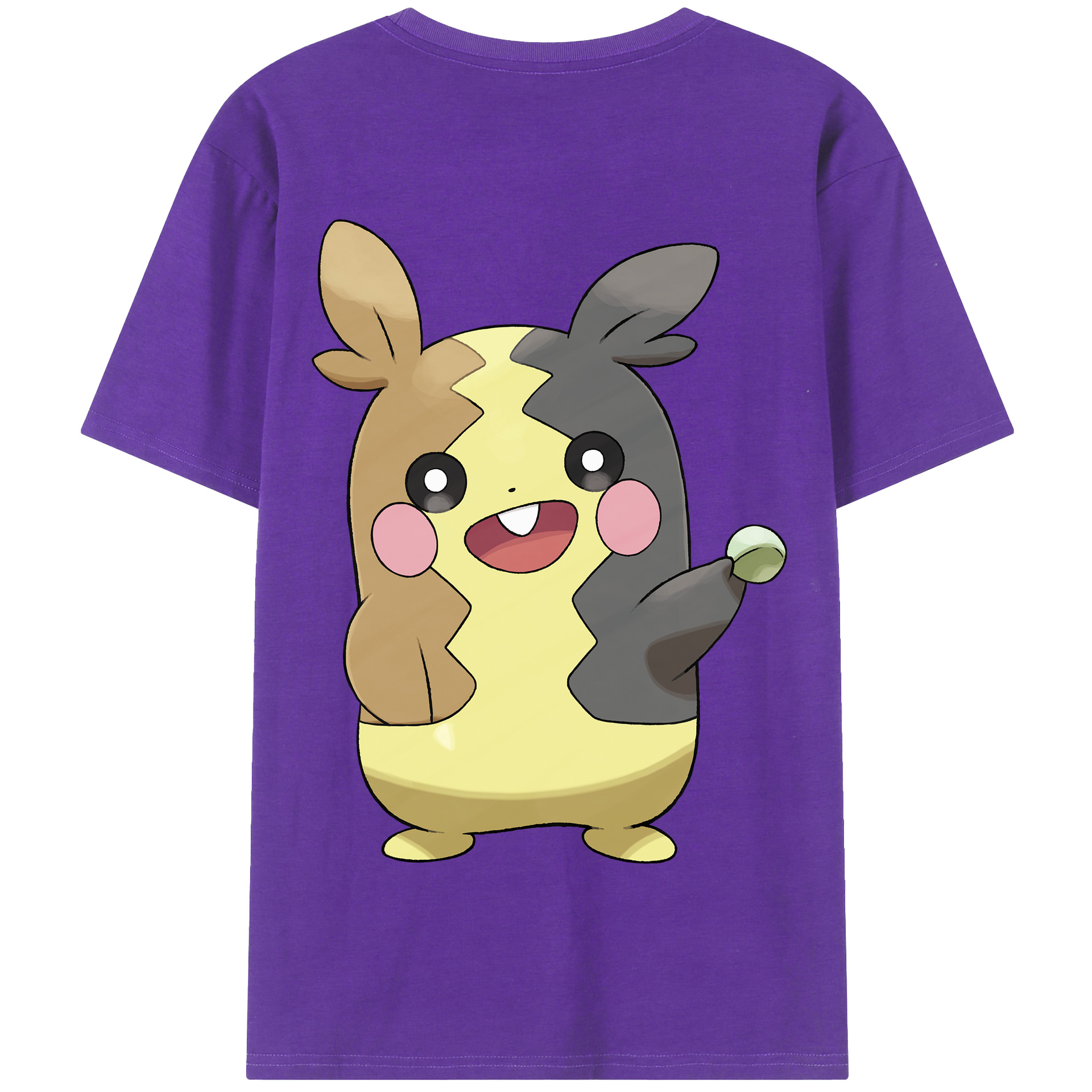 （画像用） ポケットモンスター Pokémon 綿100％半袖Tシャツ（背面プリント）