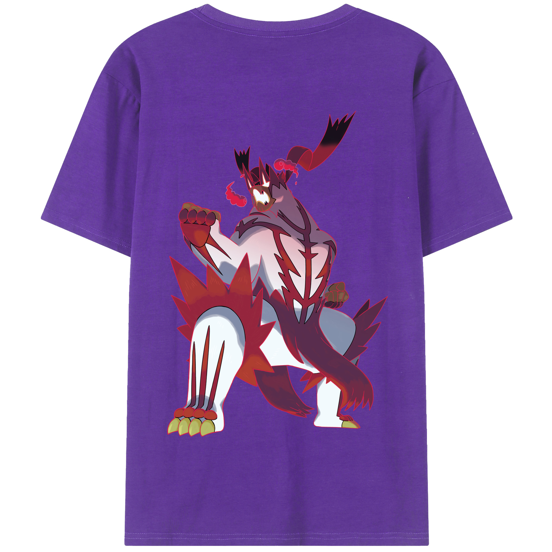 （画像用） ポケットモンスター Pokémon 綿100％半袖Tシャツ（背面プリント）