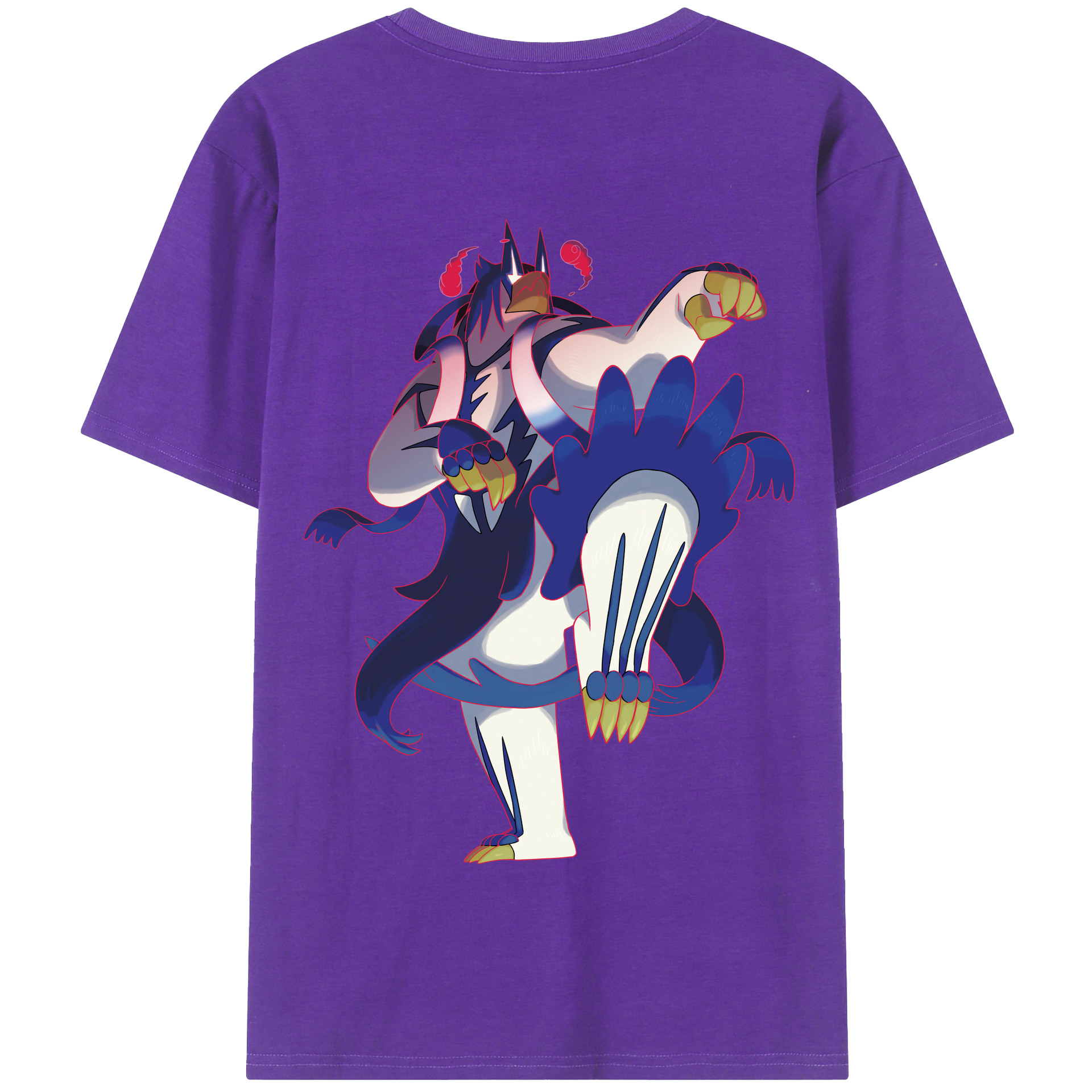 （画像用） ポケットモンスター Pokémon 綿100％半袖Tシャツ（背面プリント）