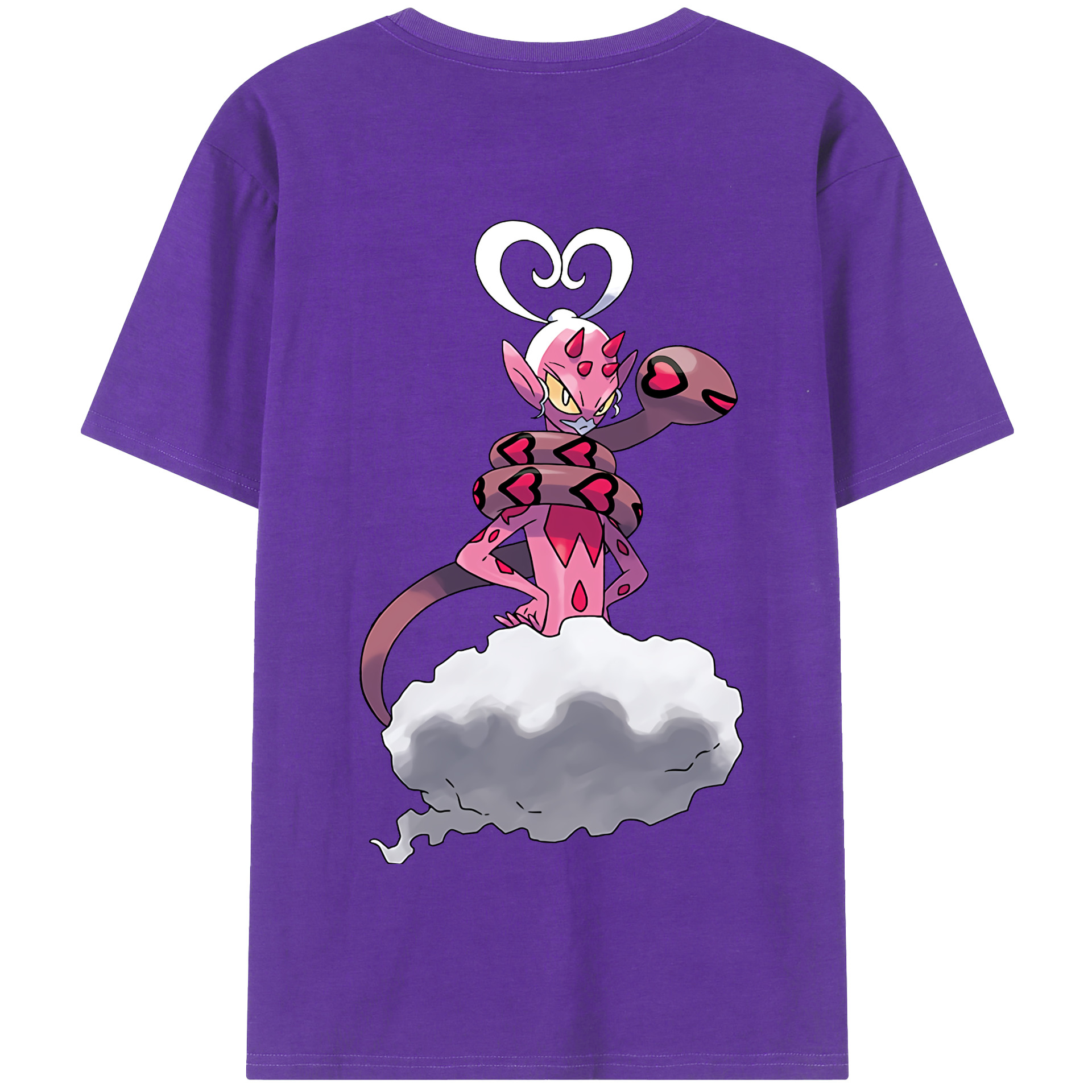 （画像用） ポケットモンスター Pokémon 綿100％半袖Tシャツ（背面プリント）