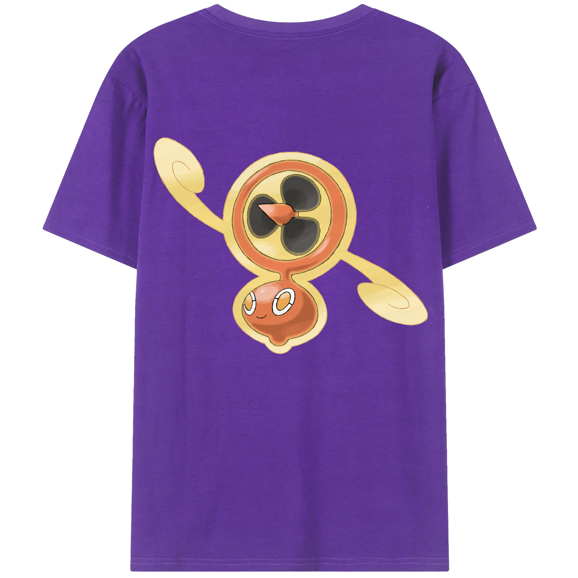 （画像用） ポケットモンスター Pokémon 綿100％半袖Tシャツ（背面プリント）