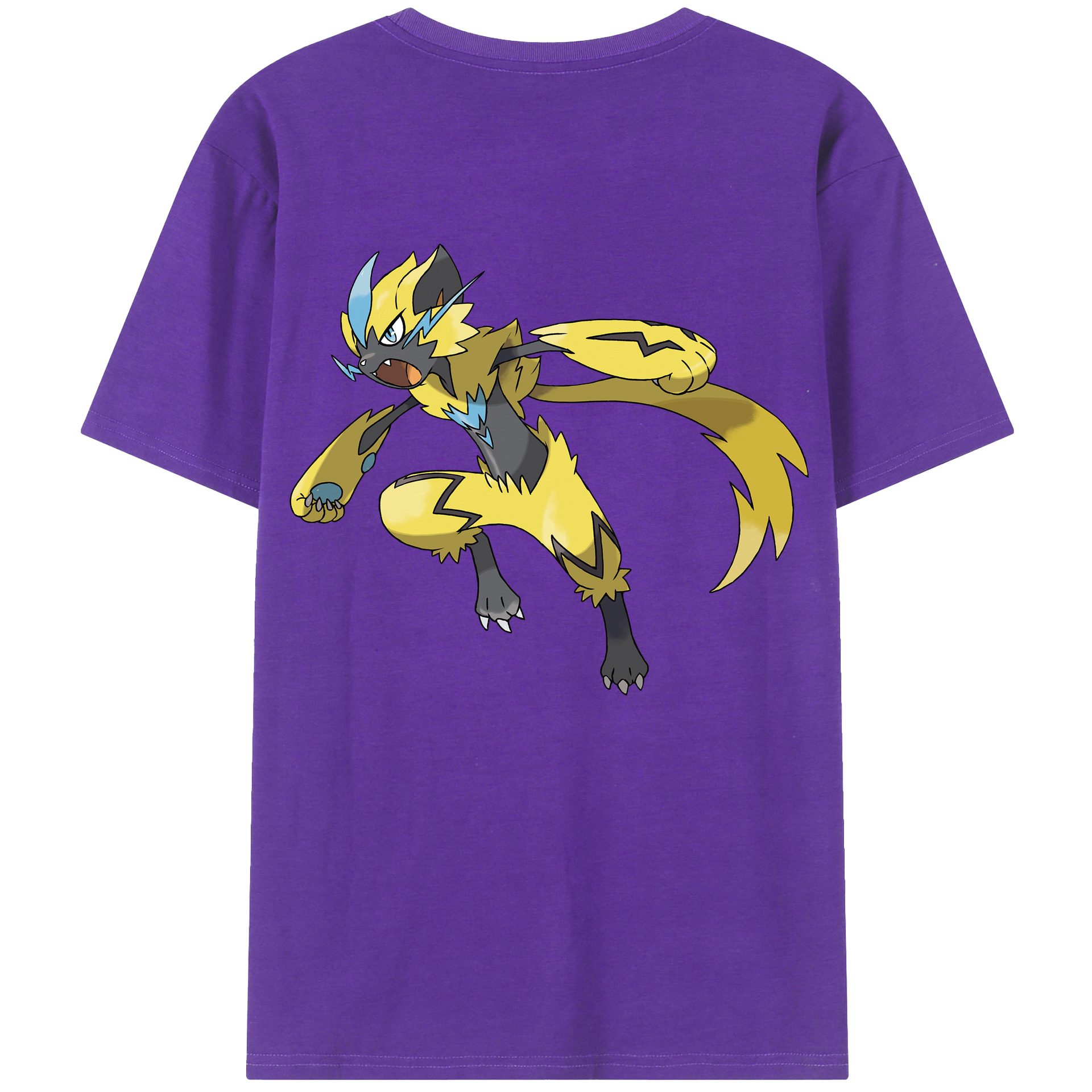 （画像用） ポケットモンスター Pokémon 綿100％半袖Tシャツ（背面プリント）