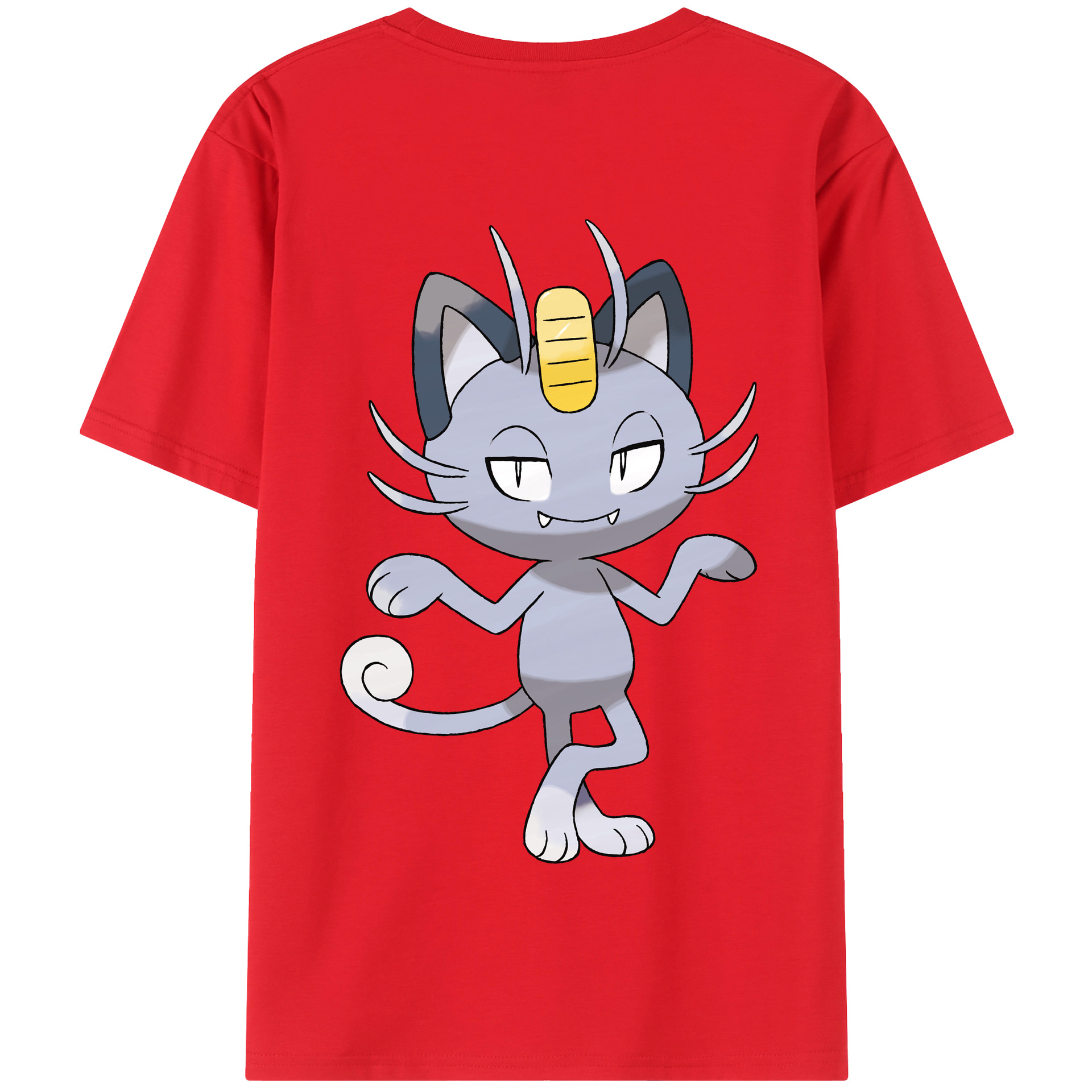 （画像用） ポケットモンスター Pokémon 綿100％半袖Tシャツ（背面プリント）
