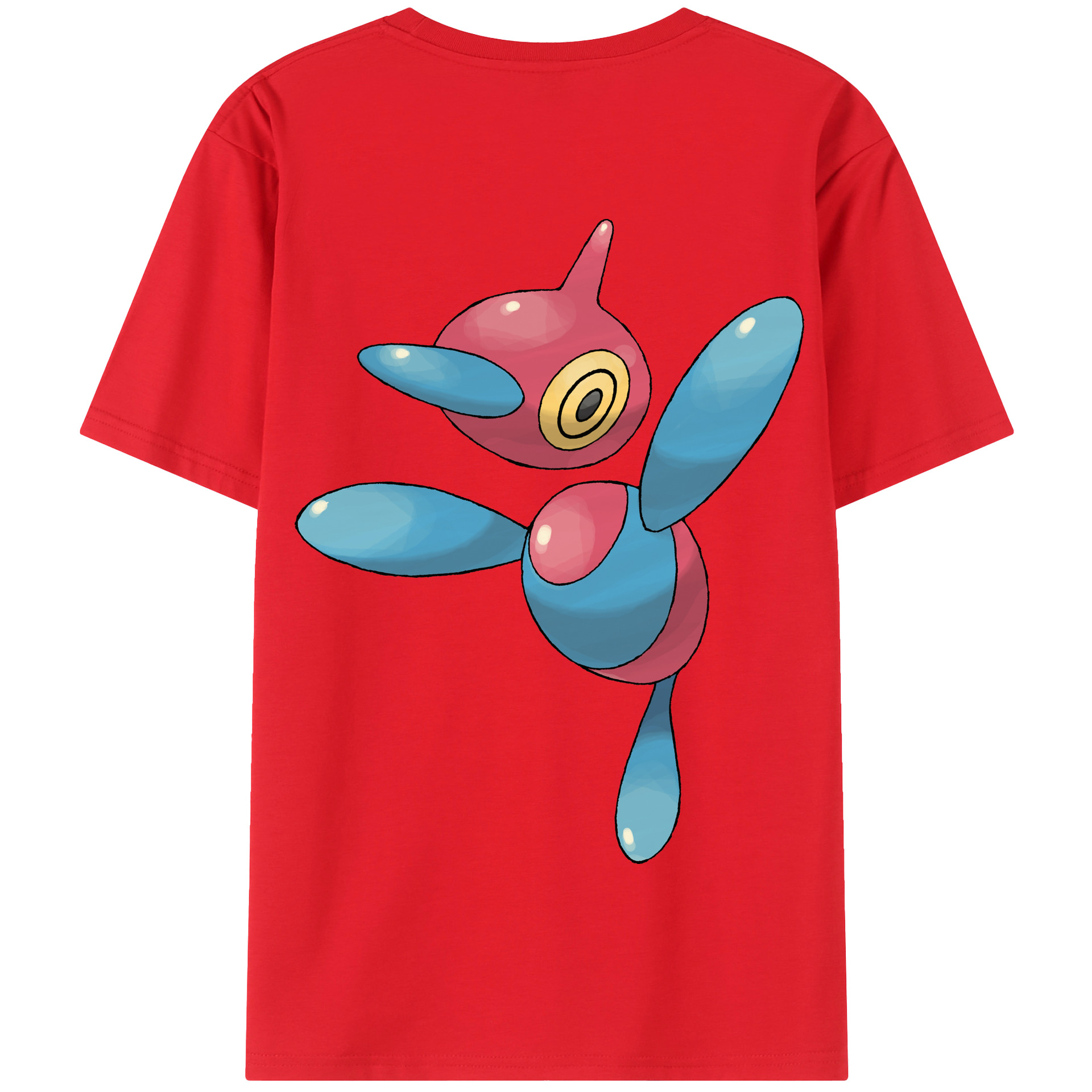 （画像用） ポケットモンスター Pokémon 綿100％半袖Tシャツ（背面プリント）