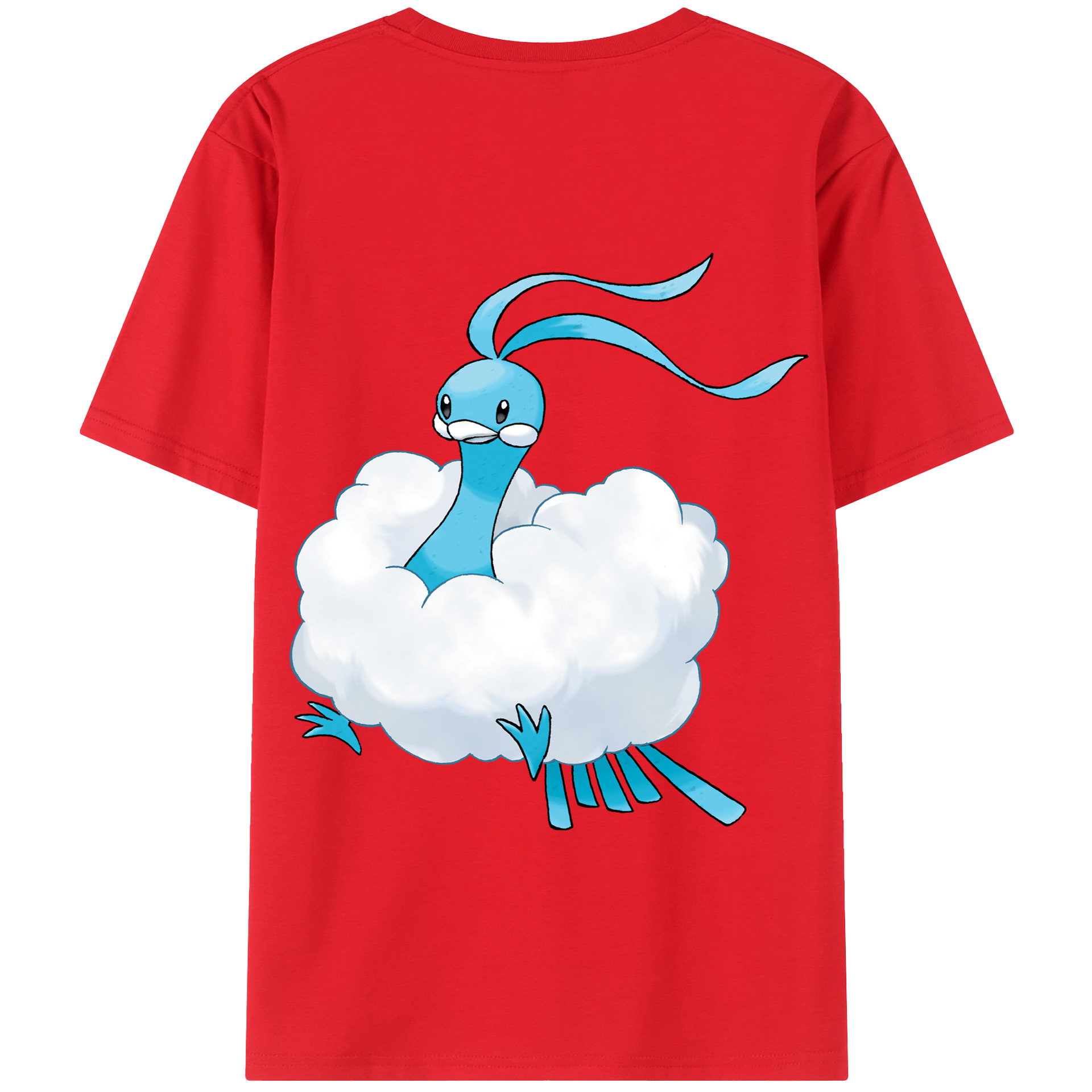 （画像用） ポケットモンスター Pokémon 綿100％半袖Tシャツ（背面プリント）