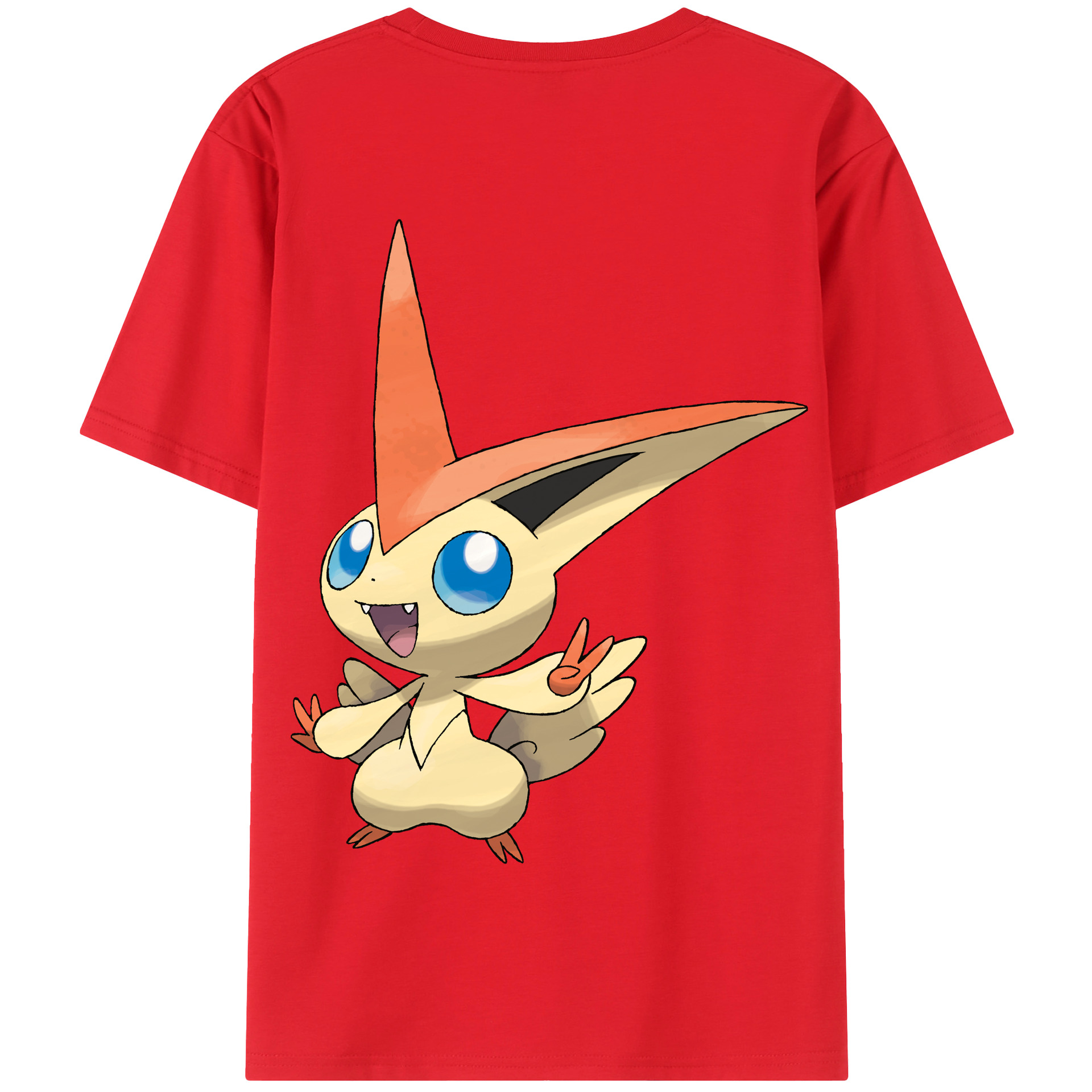 （画像用） ポケットモンスター Pokémon 綿100％半袖Tシャツ（背面プリント）