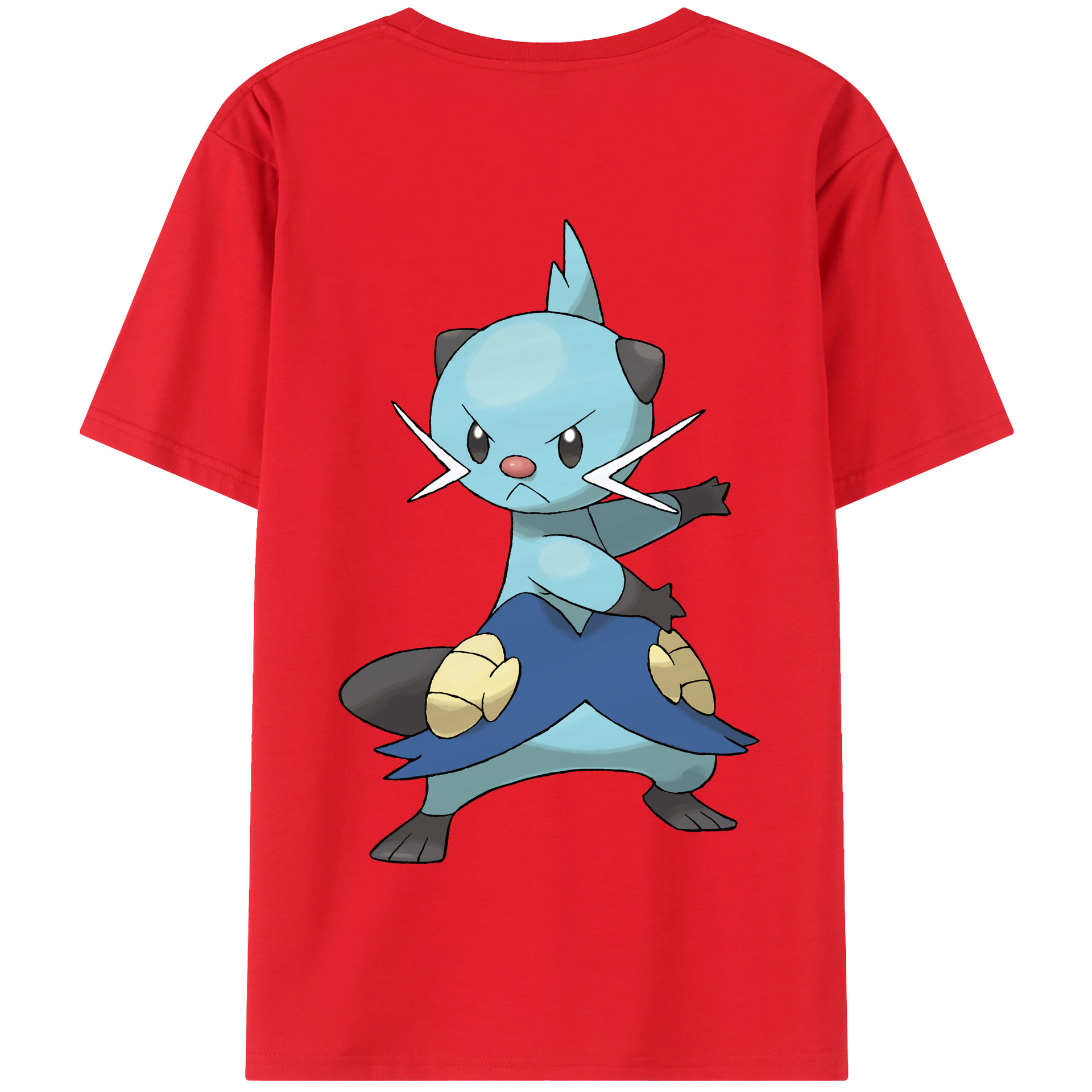 （画像用） ポケットモンスター Pokémon 綿100％半袖Tシャツ（背面プリント）