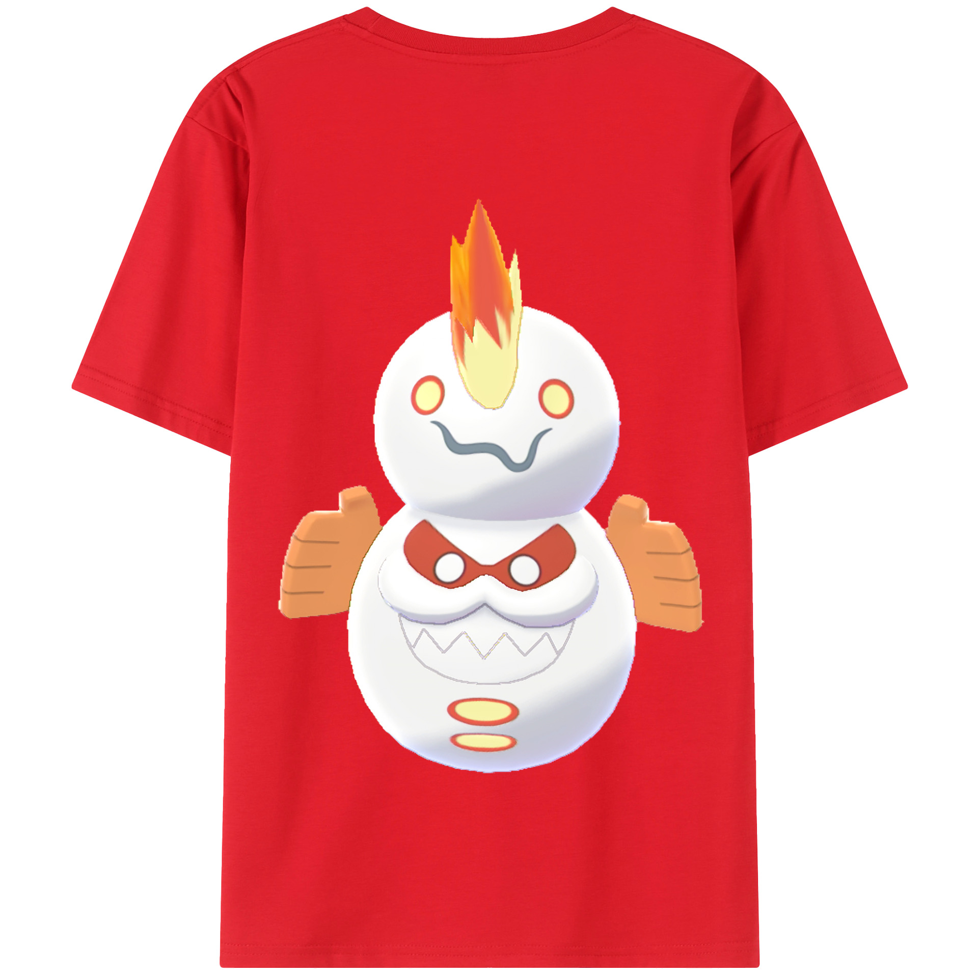 （画像用） ポケットモンスター Pokémon 綿100％半袖Tシャツ（背面プリント）