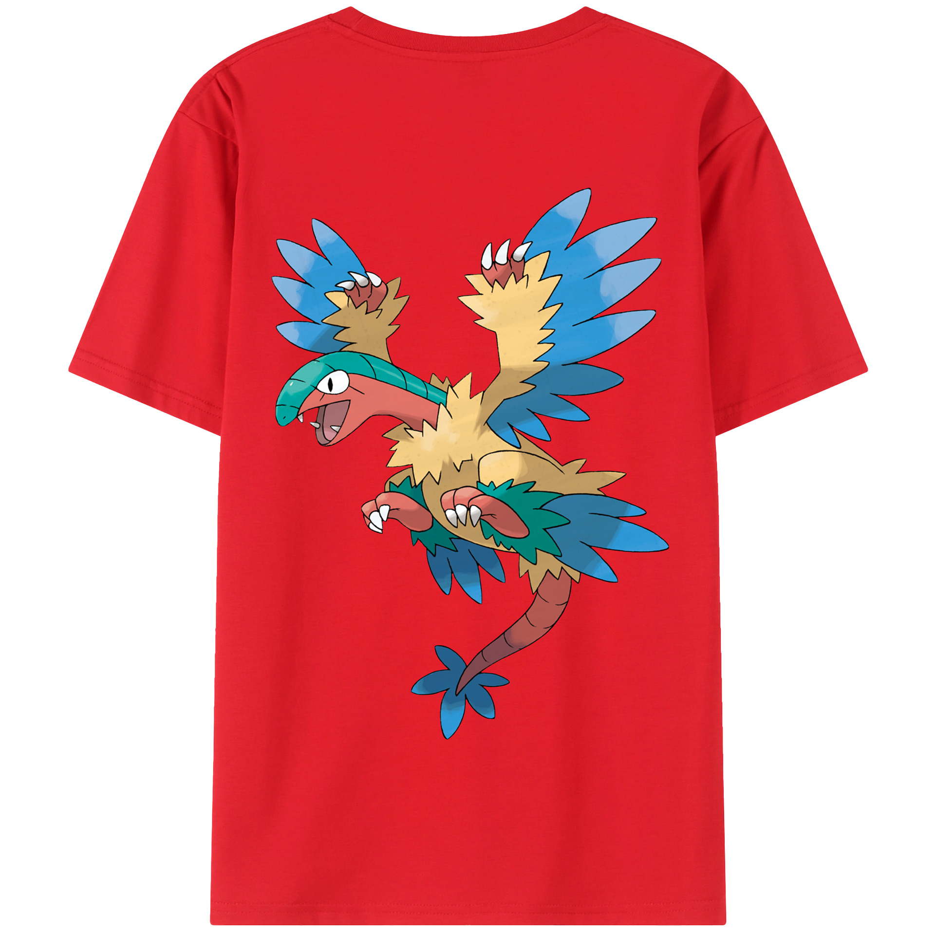 （画像用） ポケットモンスター Pokémon 綿100％半袖Tシャツ（背面プリント）