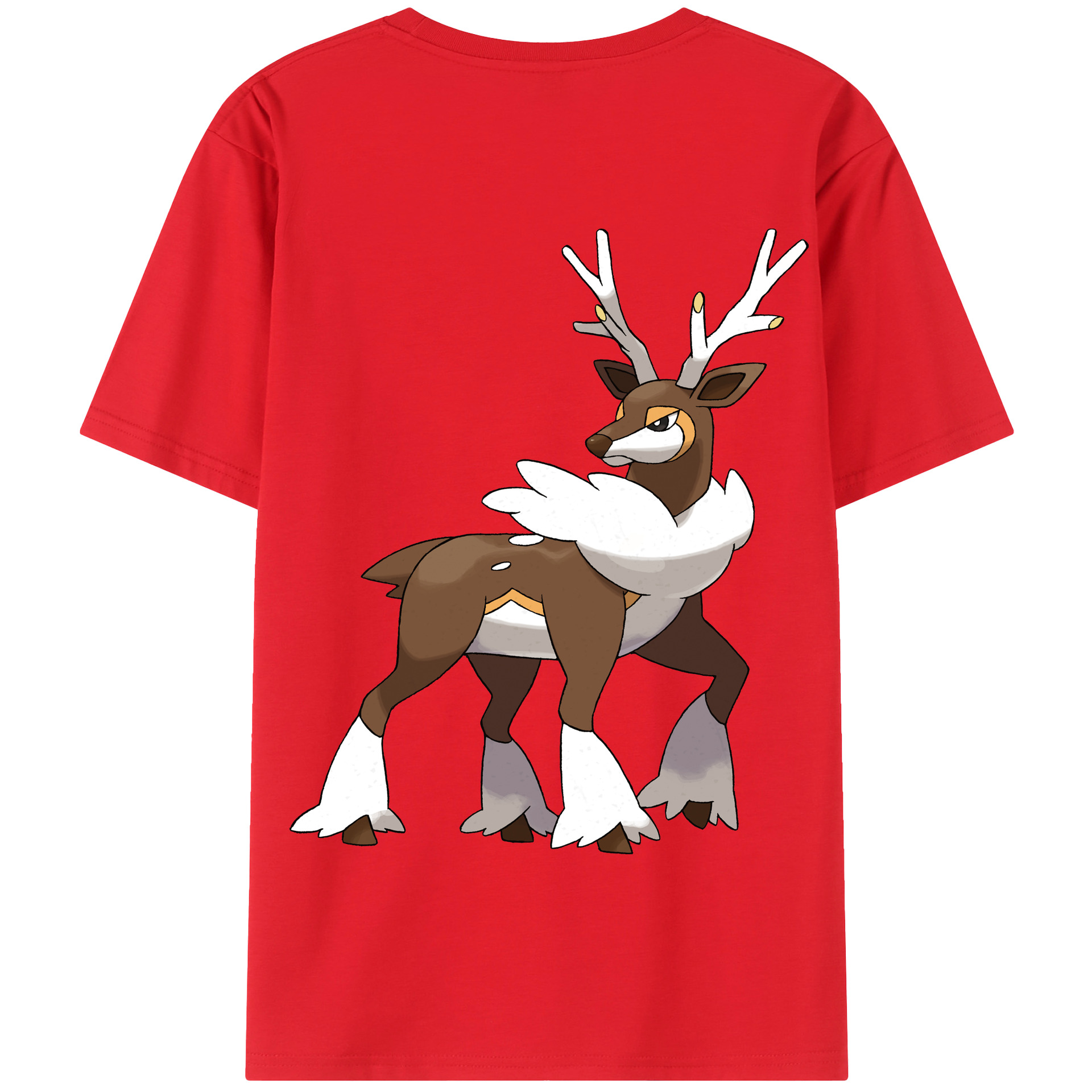 （画像用） ポケットモンスター Pokémon 綿100％半袖Tシャツ（背面プリント）
