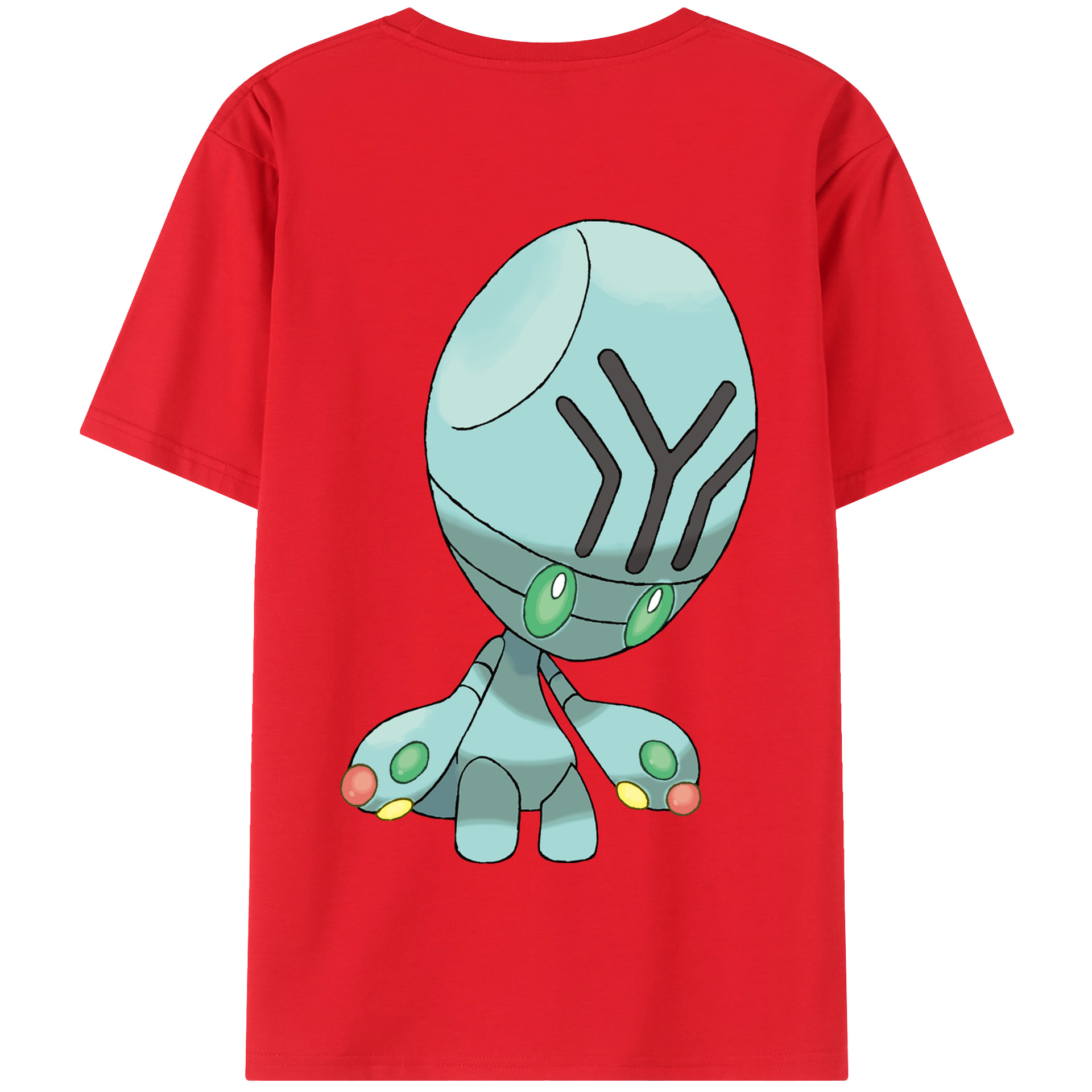 （画像用） ポケットモンスター Pokémon 綿100％半袖Tシャツ（背面プリント）