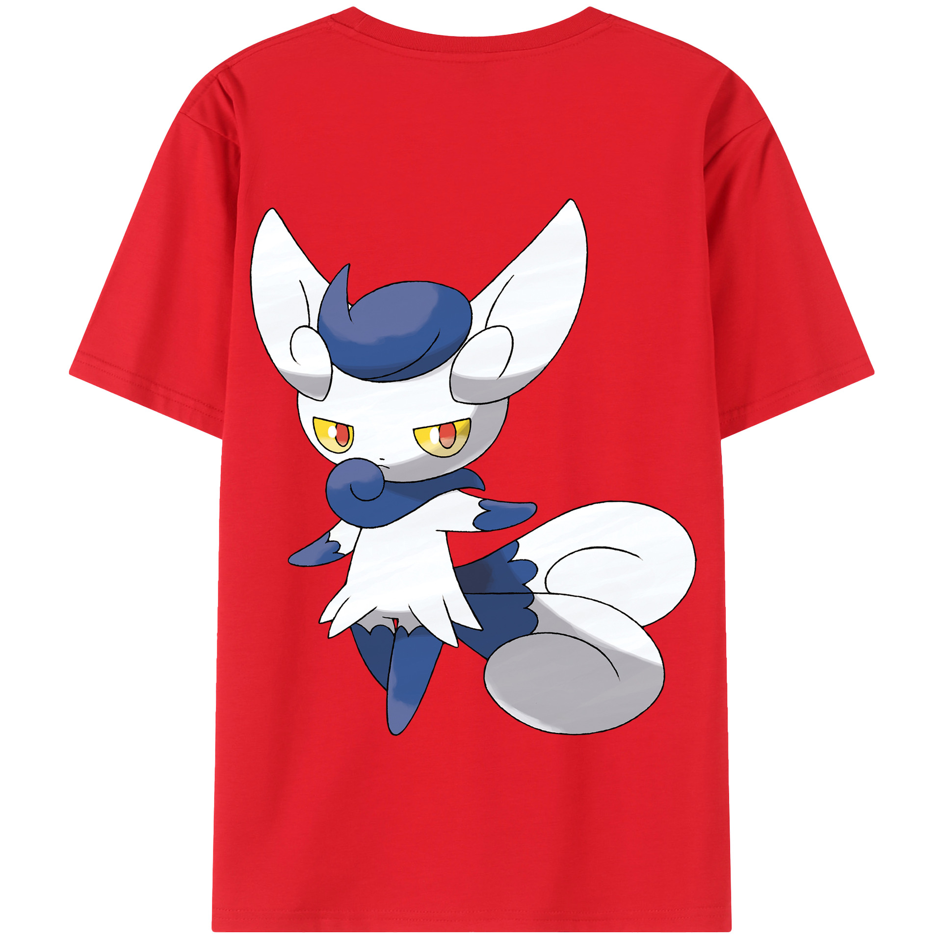 （画像用） ポケットモンスター Pokémon 綿100％半袖Tシャツ（背面プリント）
