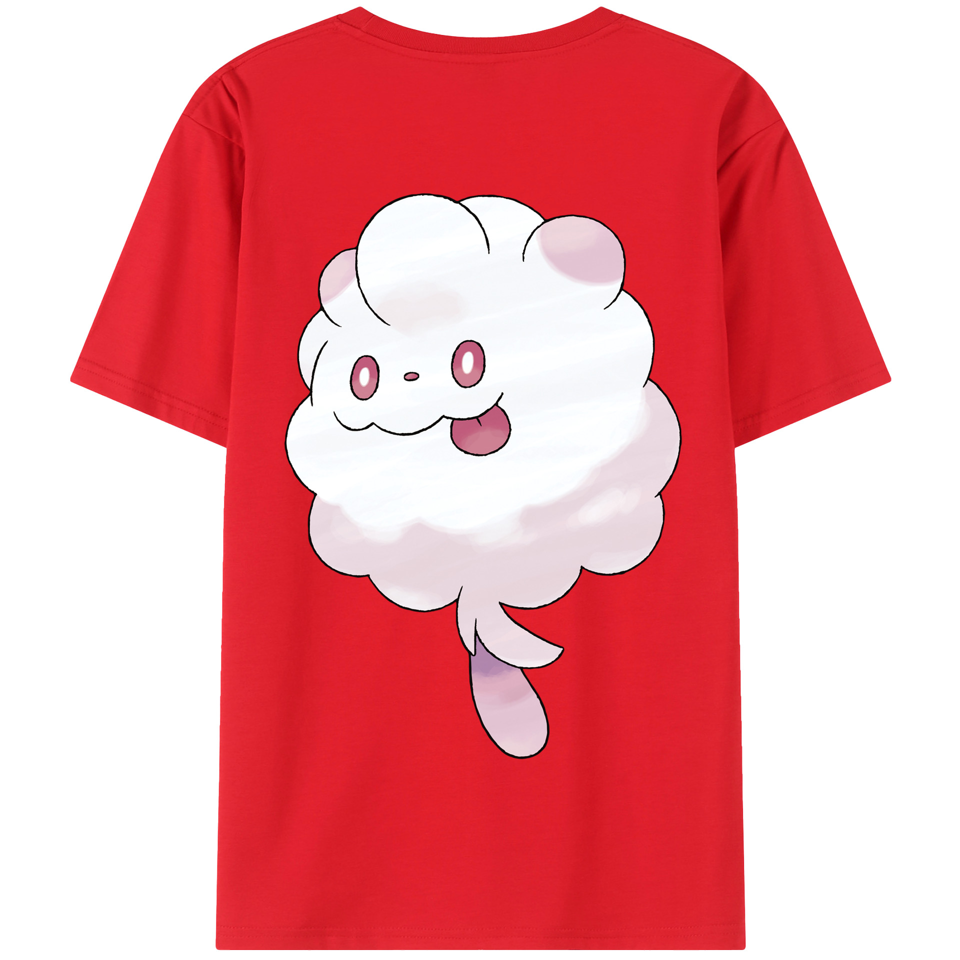 （画像用） ポケットモンスター Pokémon 綿100％半袖Tシャツ（背面プリント）
