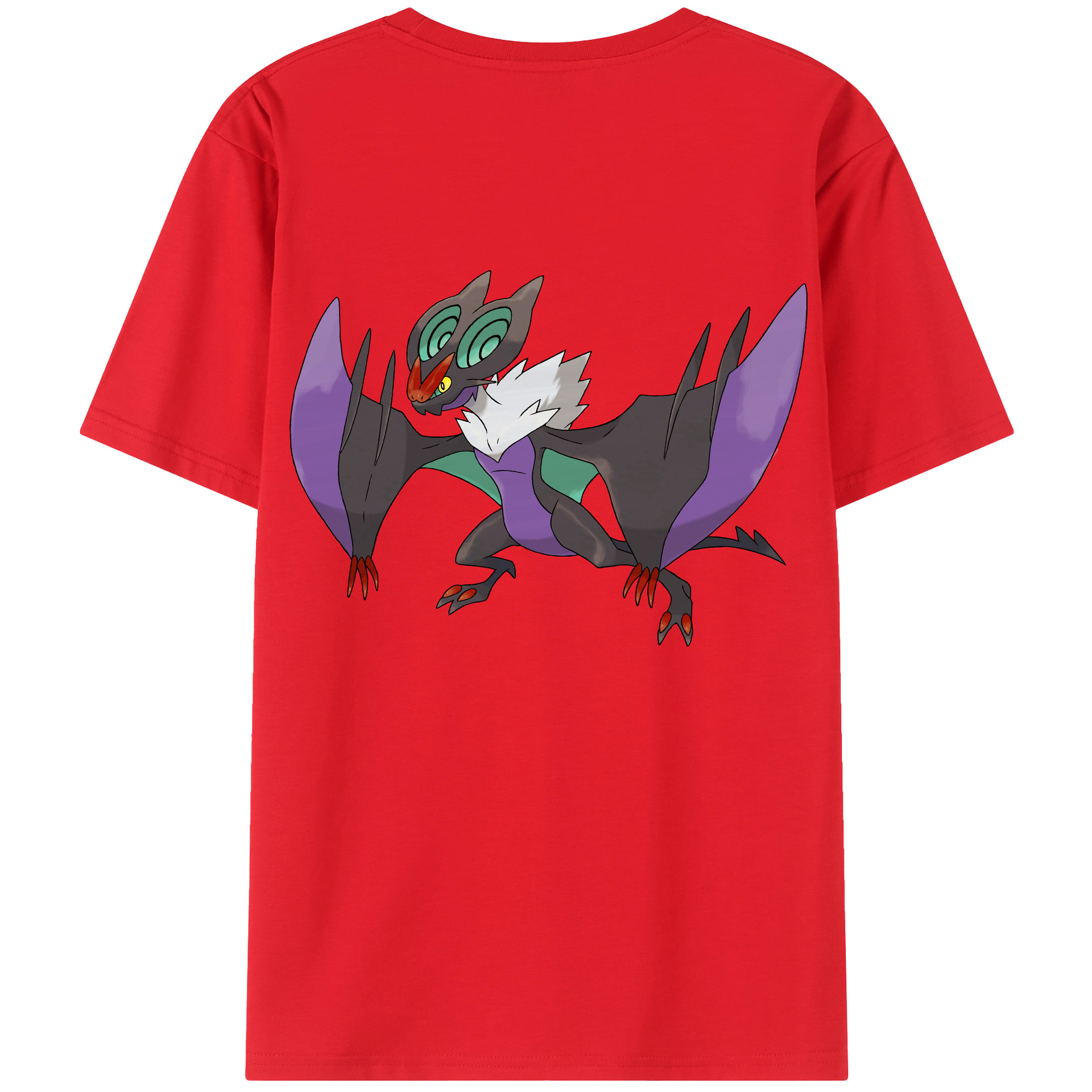 （画像用） ポケットモンスター Pokémon 綿100％半袖Tシャツ（背面プリント）