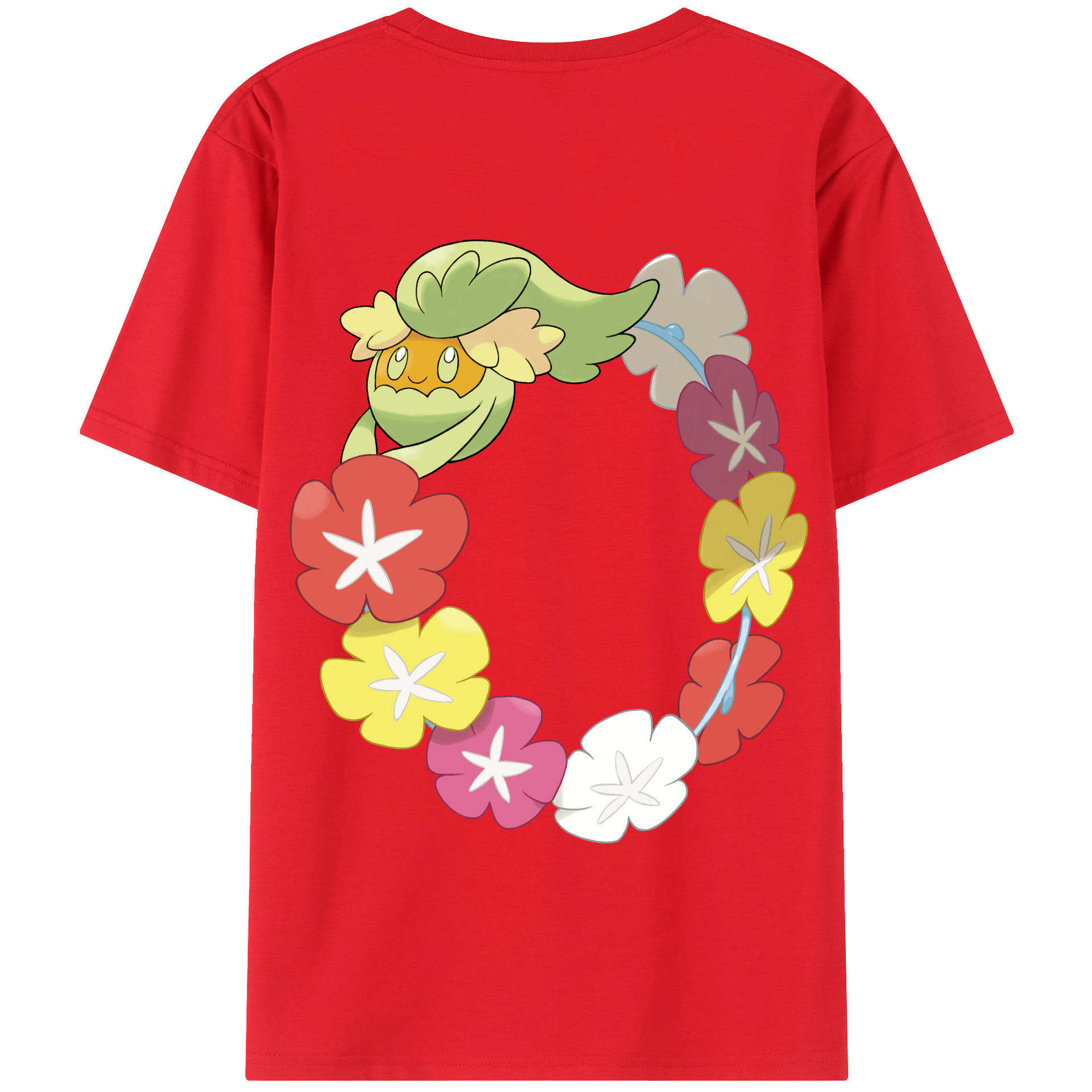 （画像用） ポケットモンスター Pokémon 綿100％半袖Tシャツ（背面プリント）