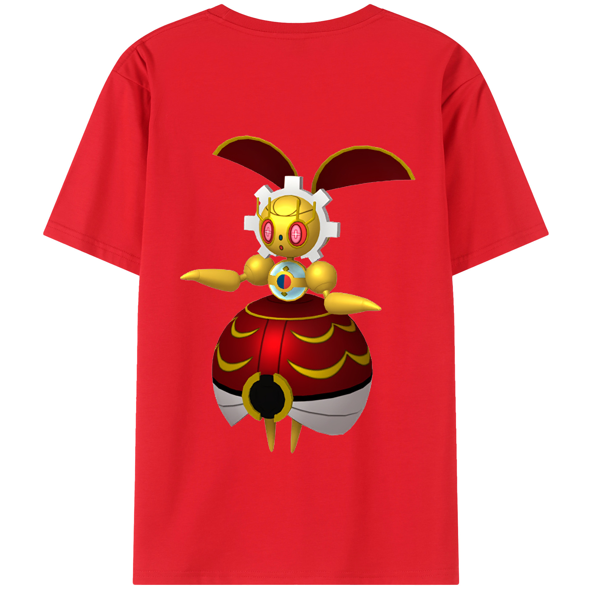 （画像用） ポケットモンスター Pokémon 綿100％半袖Tシャツ（背面プリント）