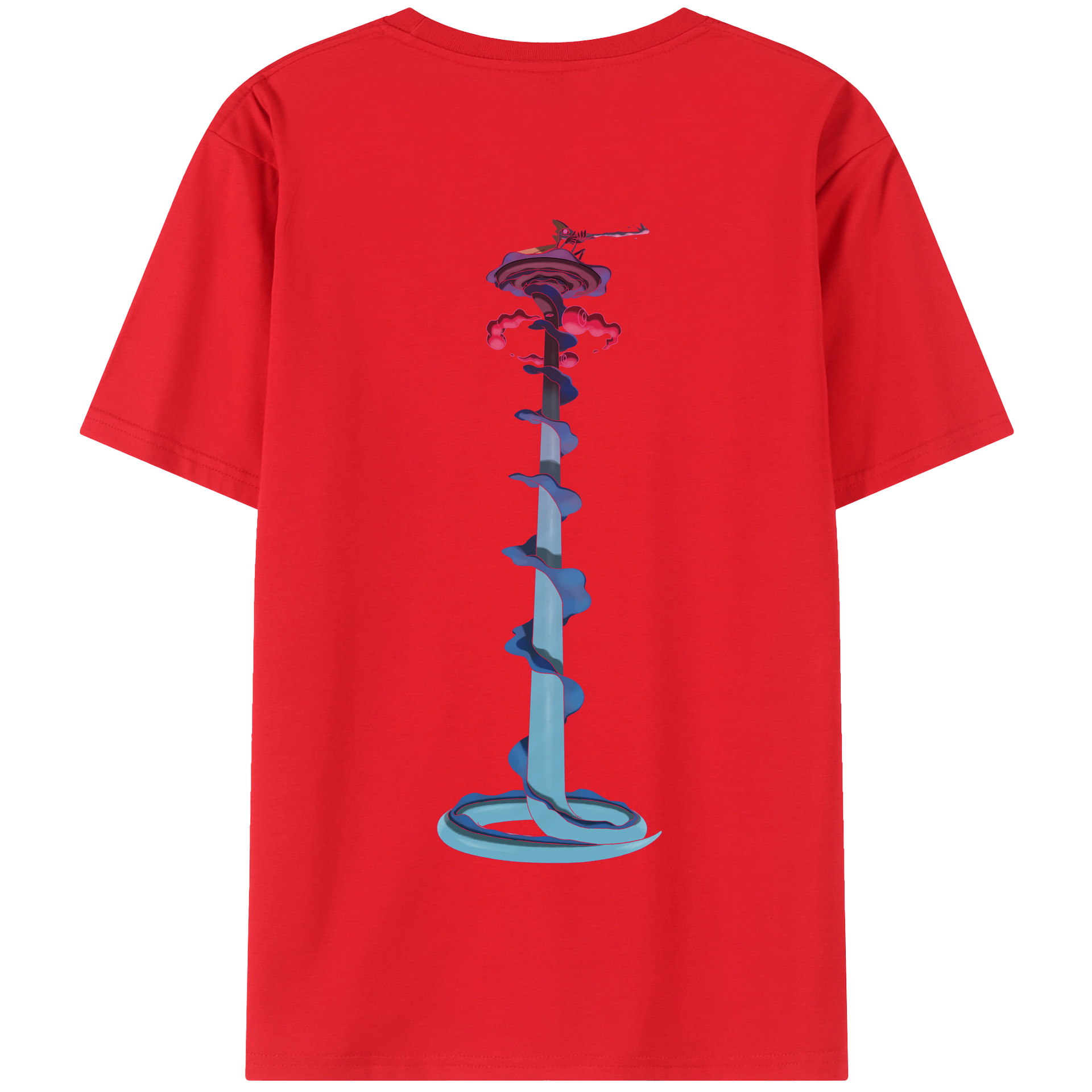 （画像用） ポケットモンスター Pokémon 綿100％半袖Tシャツ（背面プリント）