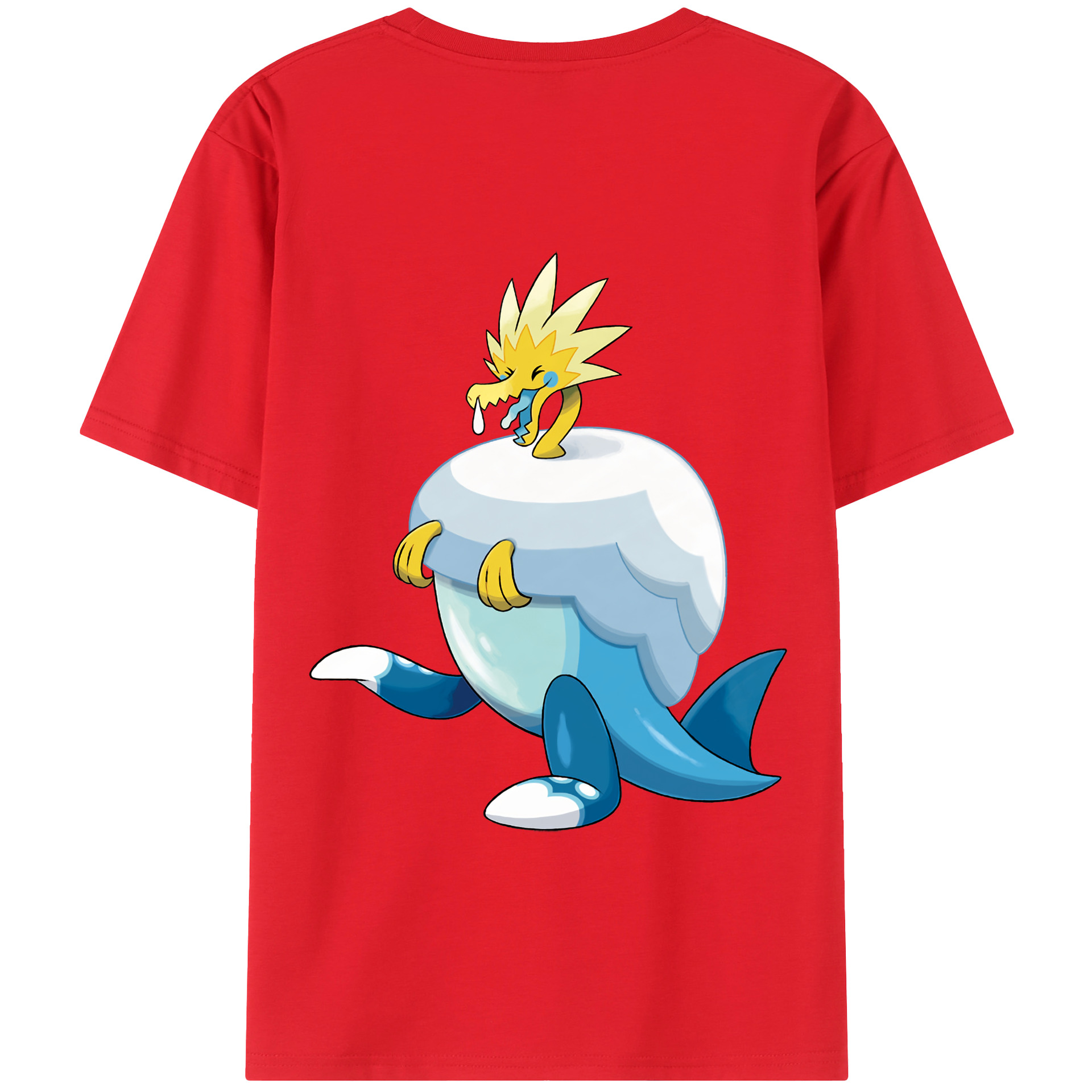 （画像用） ポケットモンスター Pokémon 綿100％半袖Tシャツ（背面プリント）