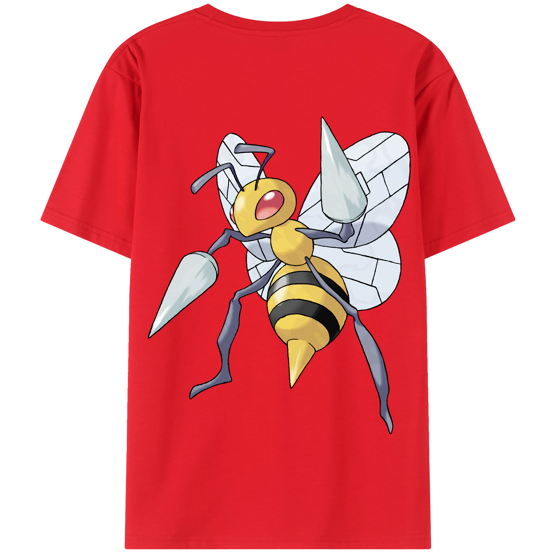 （画像用） ポケットモンスター Pokémon 綿100％半袖Tシャツ（背面プリント）