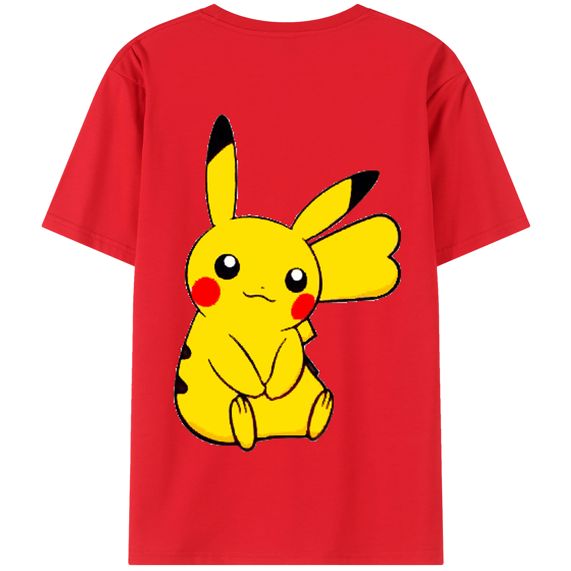 （画像用） ポケットモンスター Pokémon 綿100％半袖Tシャツ（背面プリント）