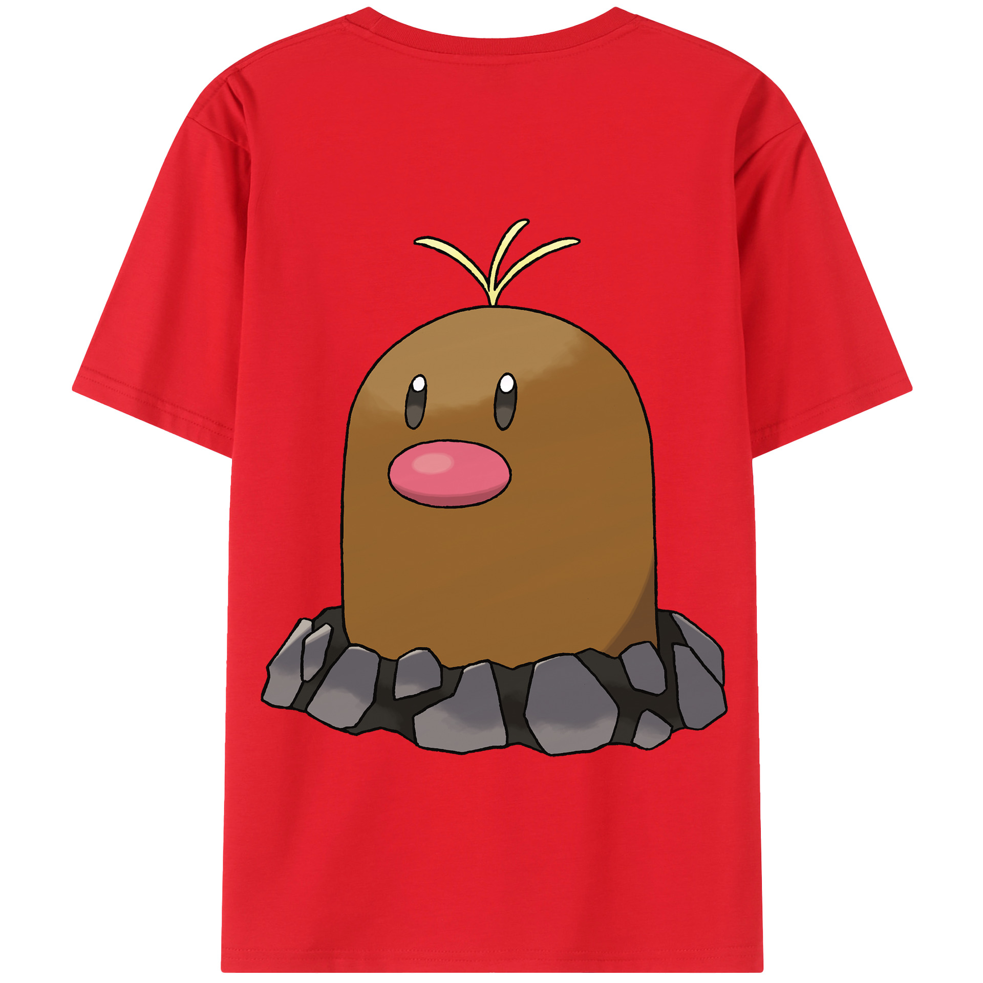 （画像用） ポケットモンスター Pokémon 綿100％半袖Tシャツ（背面プリント）