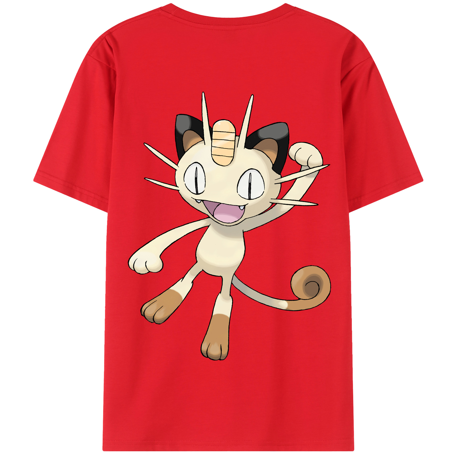 （画像用） ポケットモンスター Pokémon 綿100％半袖Tシャツ（背面プリント）