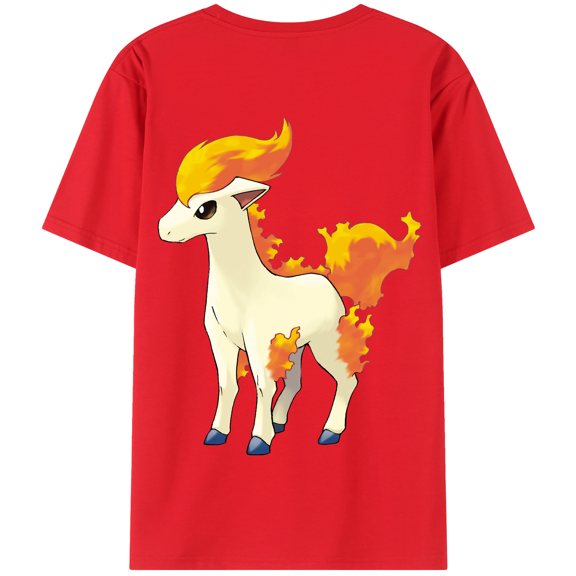 （画像用） ポケットモンスター Pokémon 綿100％半袖Tシャツ（背面プリント）