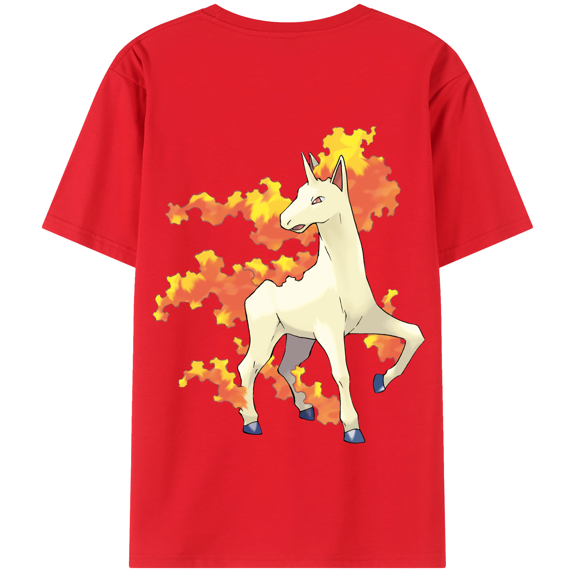 （画像用） ポケットモンスター Pokémon 綿100％半袖Tシャツ（背面プリント）