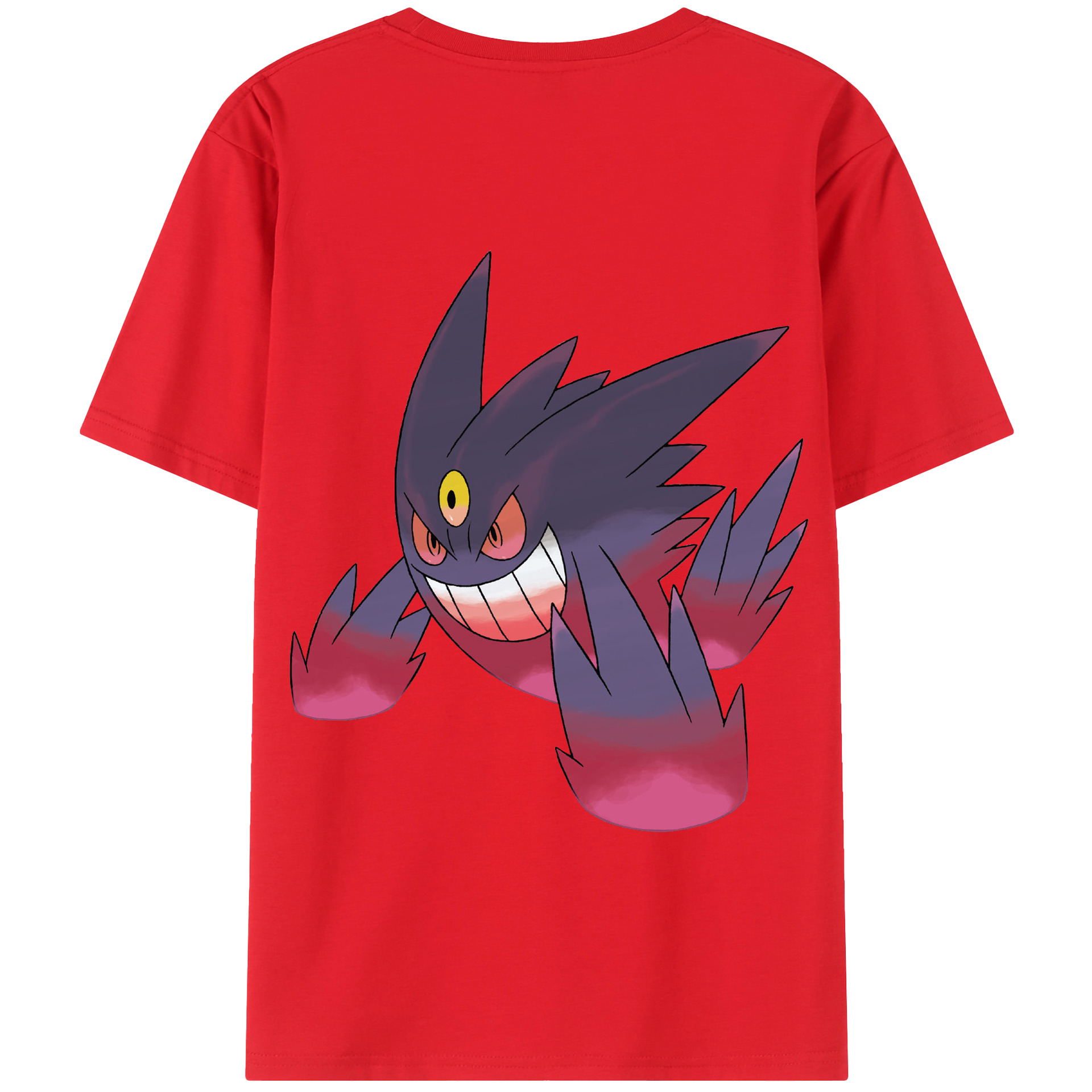 （画像用） ポケットモンスター Pokémon 綿100％半袖Tシャツ（背面プリント）