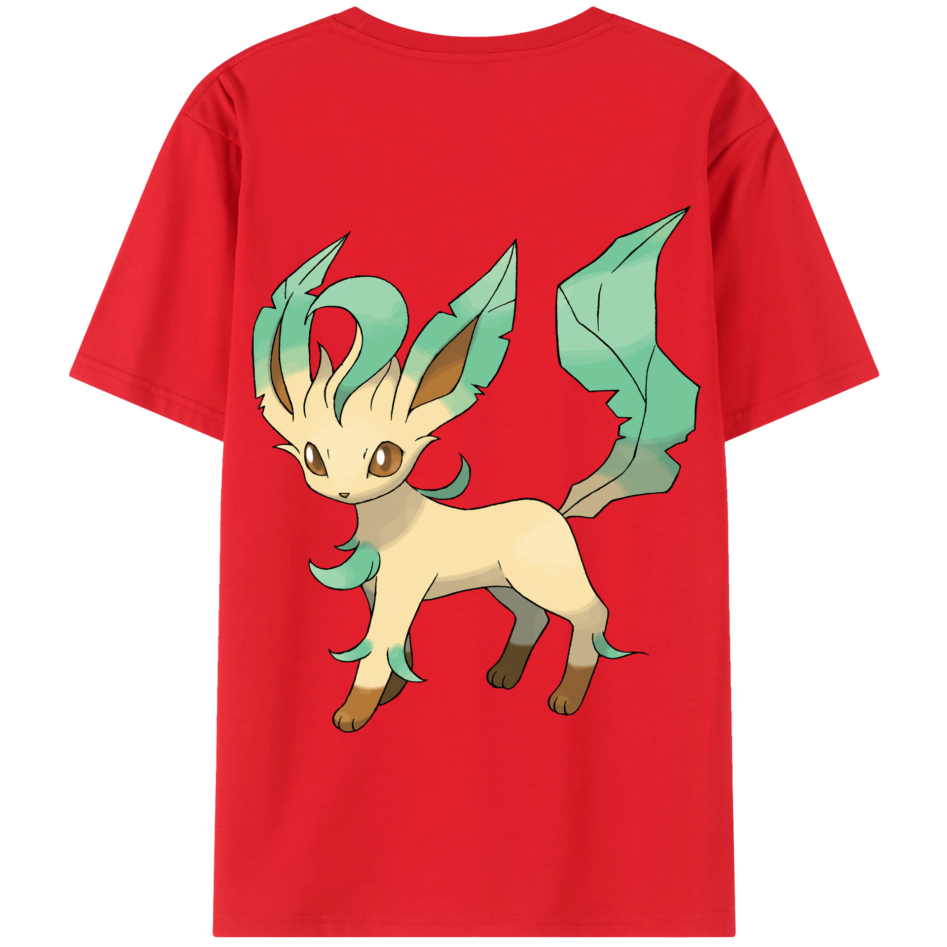 （画像用） ポケットモンスター Pokémon 綿100％半袖Tシャツ（背面プリント）