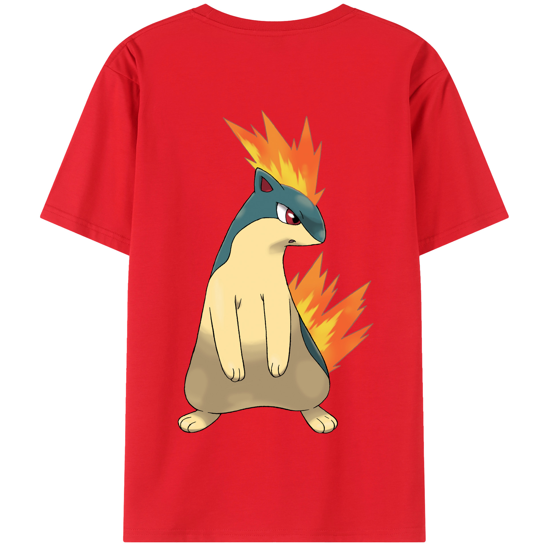 （画像用） ポケットモンスター Pokémon 綿100％半袖Tシャツ（背面プリント）
