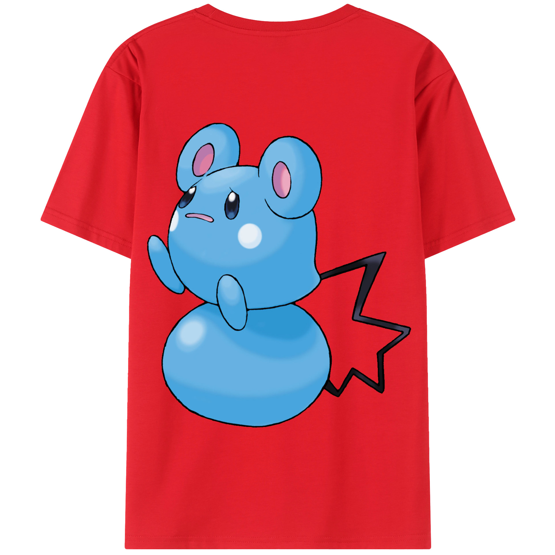 （画像用） ポケットモンスター Pokémon 綿100％半袖Tシャツ（背面プリント）