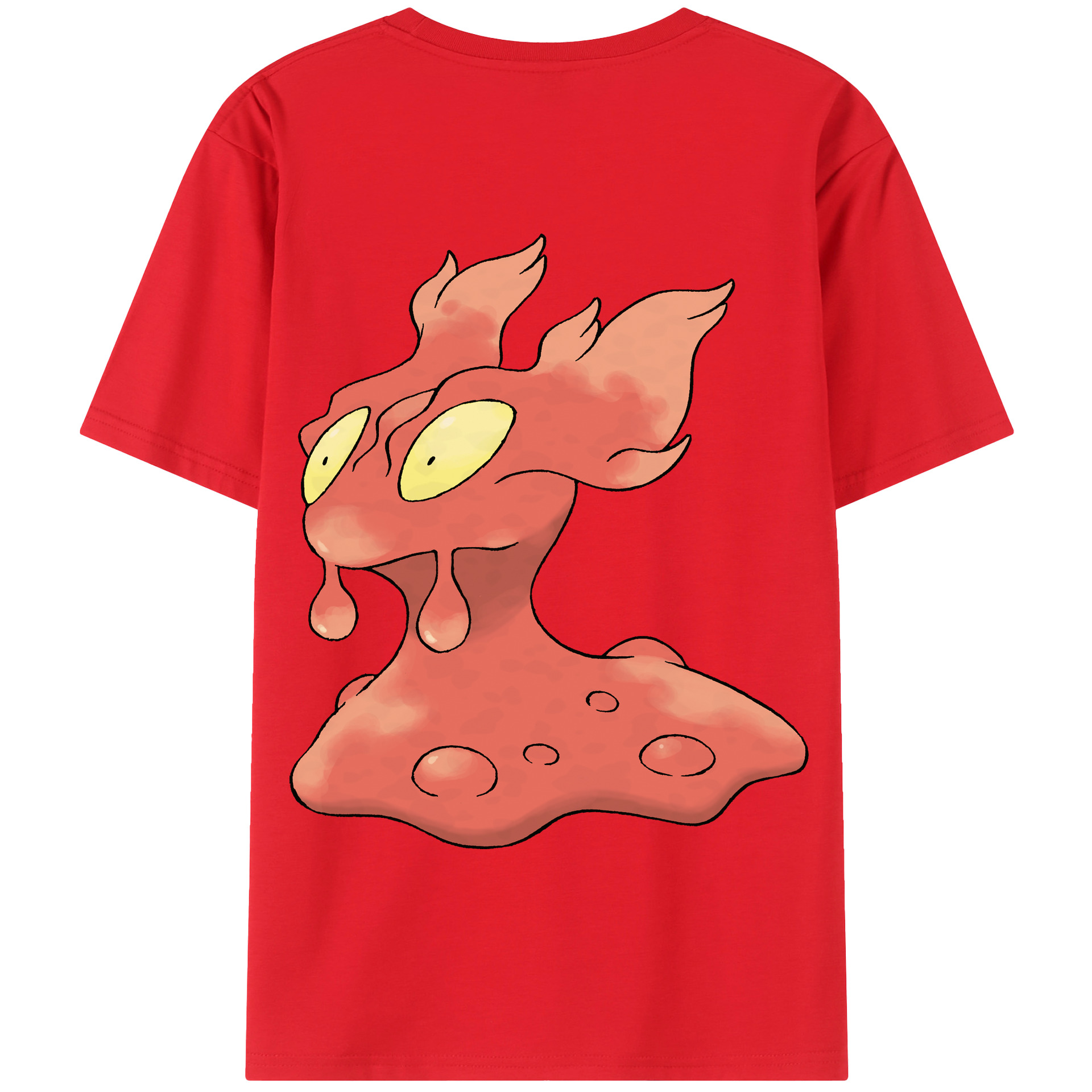（画像用） ポケットモンスター Pokémon 綿100％半袖Tシャツ（背面プリント）