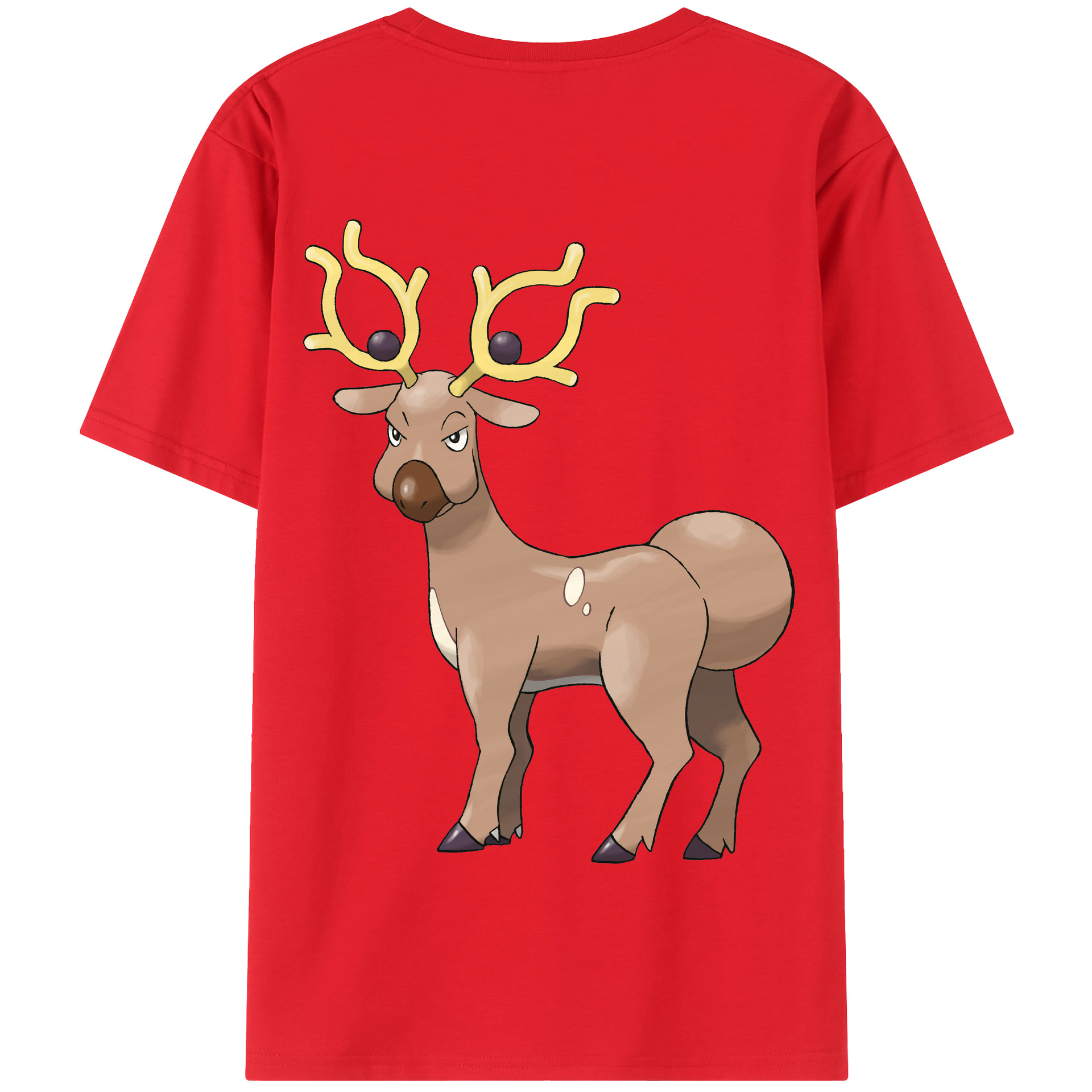 （画像用） ポケットモンスター Pokémon 綿100％半袖Tシャツ（背面プリント）