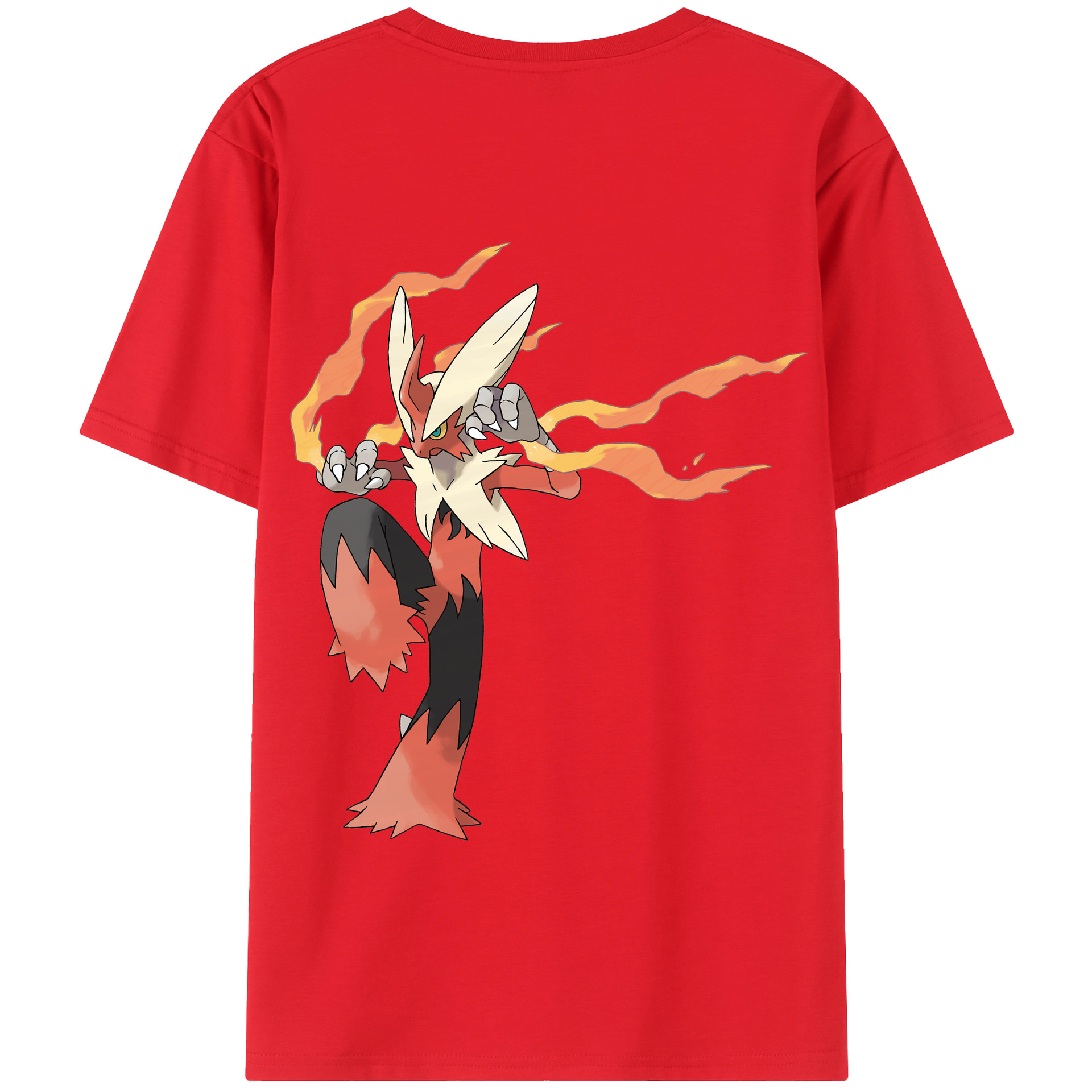 （画像用） ポケットモンスター Pokémon 綿100％半袖Tシャツ（背面プリント）