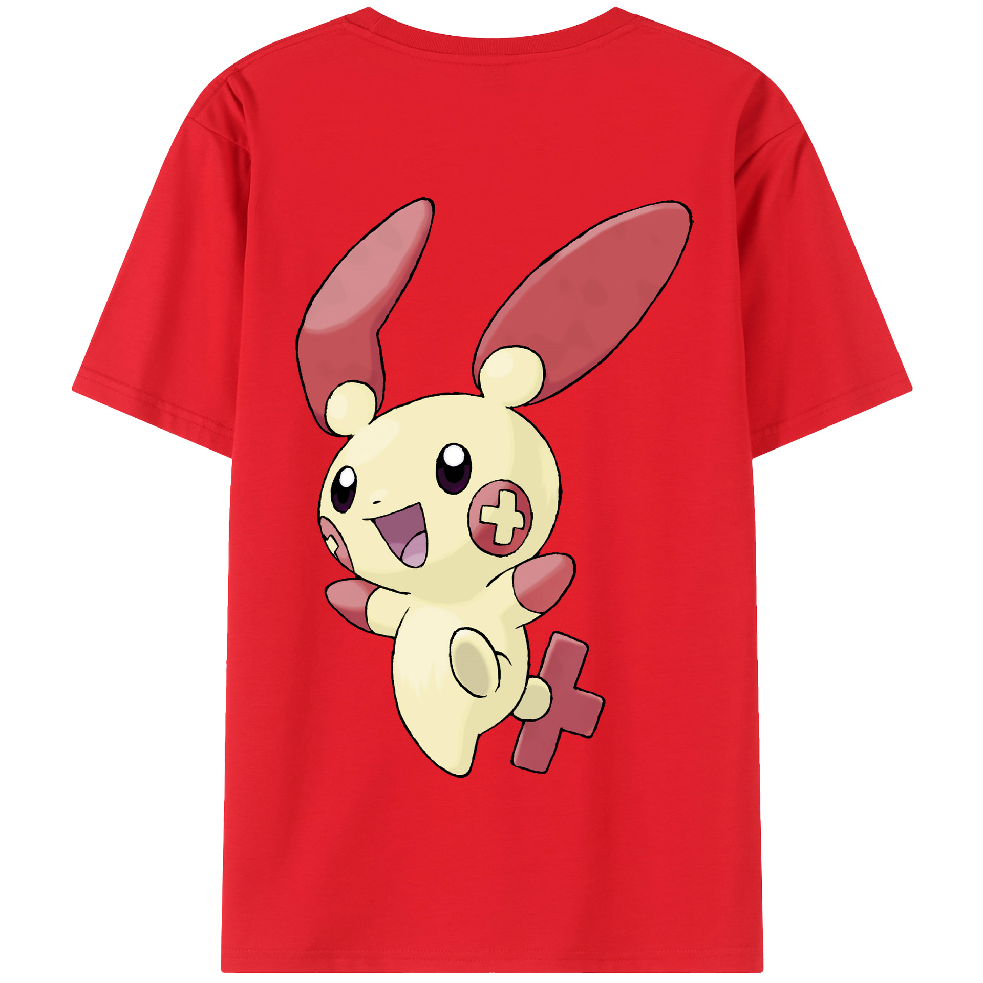 （画像用） ポケットモンスター Pokémon 綿100％半袖Tシャツ（背面プリント）