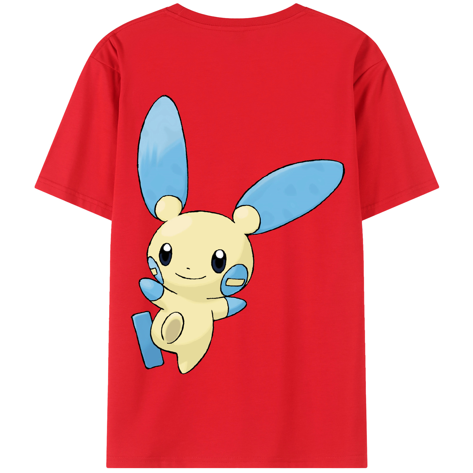 （画像用） ポケットモンスター Pokémon 綿100％半袖Tシャツ（背面プリント）