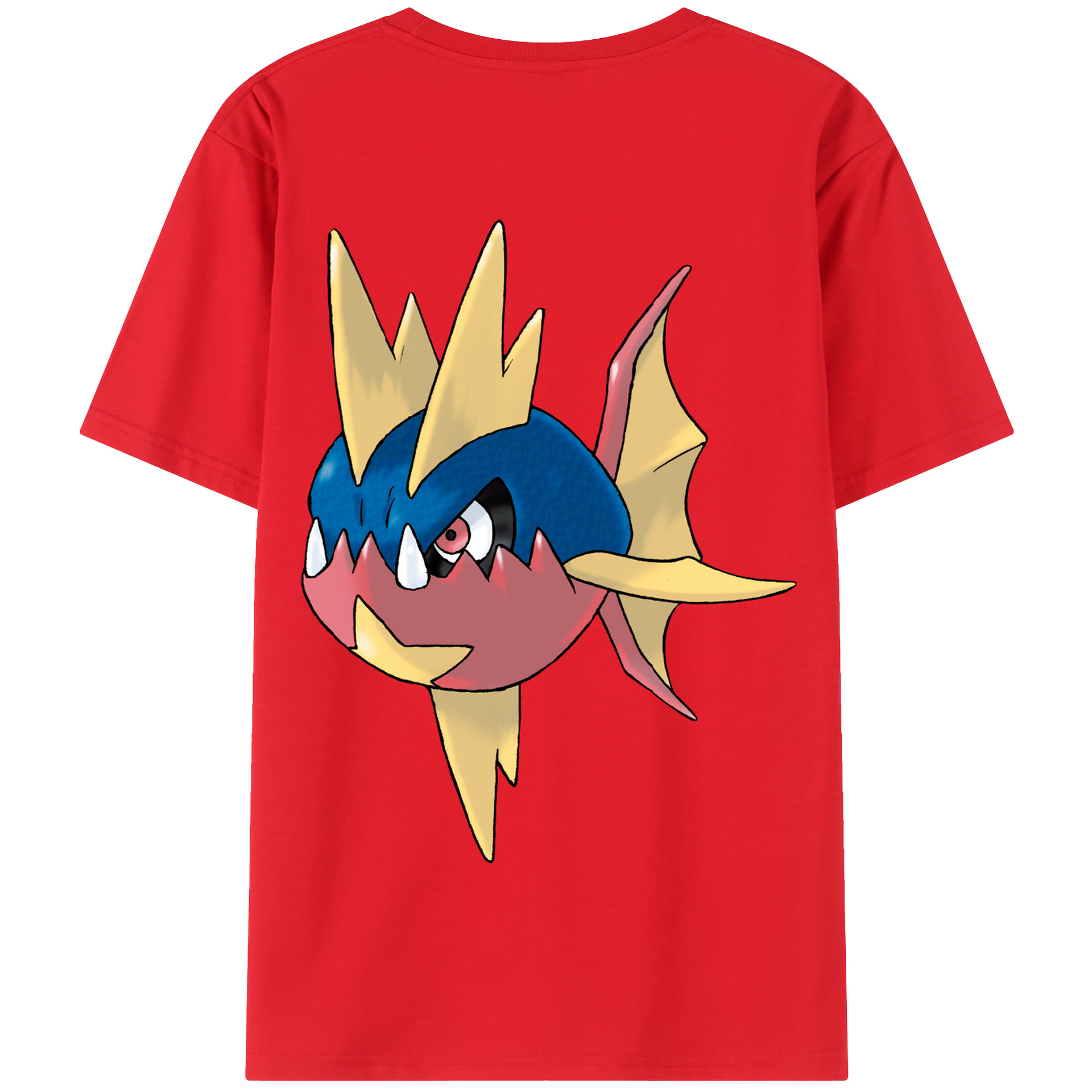 （画像用） ポケットモンスター Pokémon 綿100％半袖Tシャツ（背面プリント）