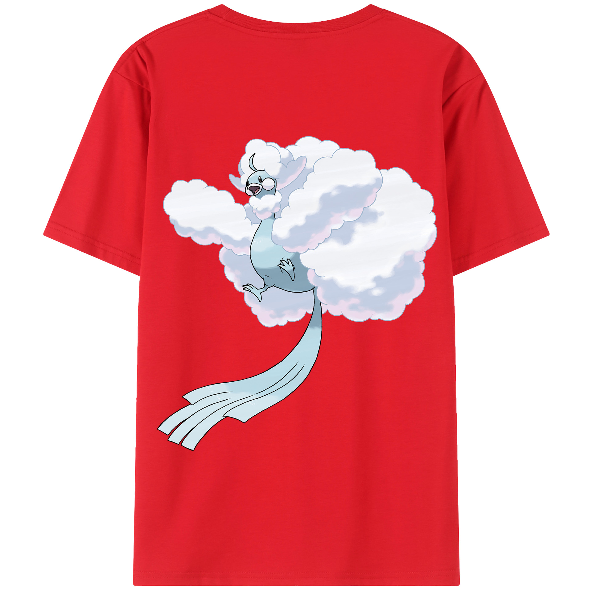 （画像用） ポケットモンスター Pokémon 綿100％半袖Tシャツ（背面プリント）