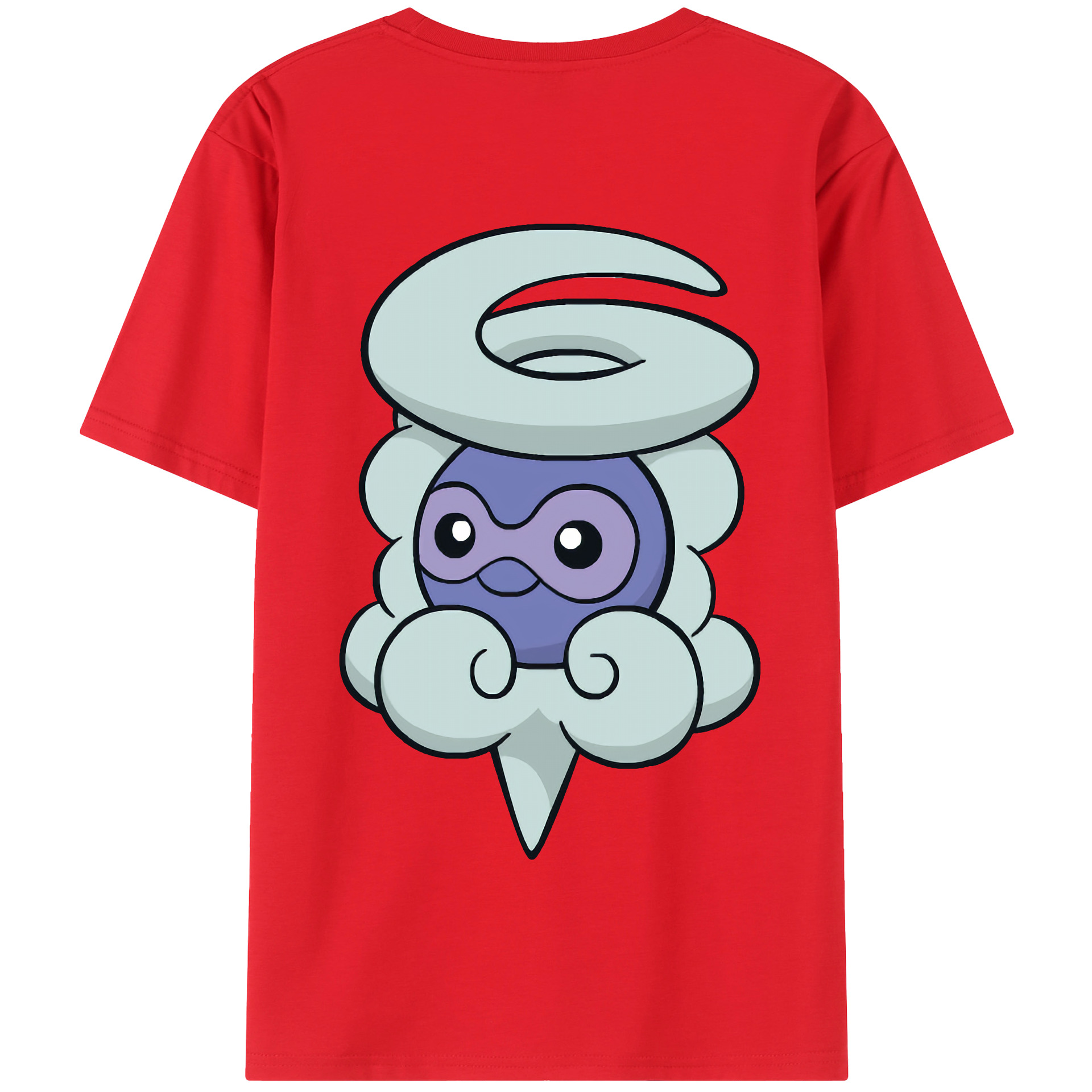 （画像用） ポケットモンスター Pokémon 綿100％半袖Tシャツ（背面プリント）