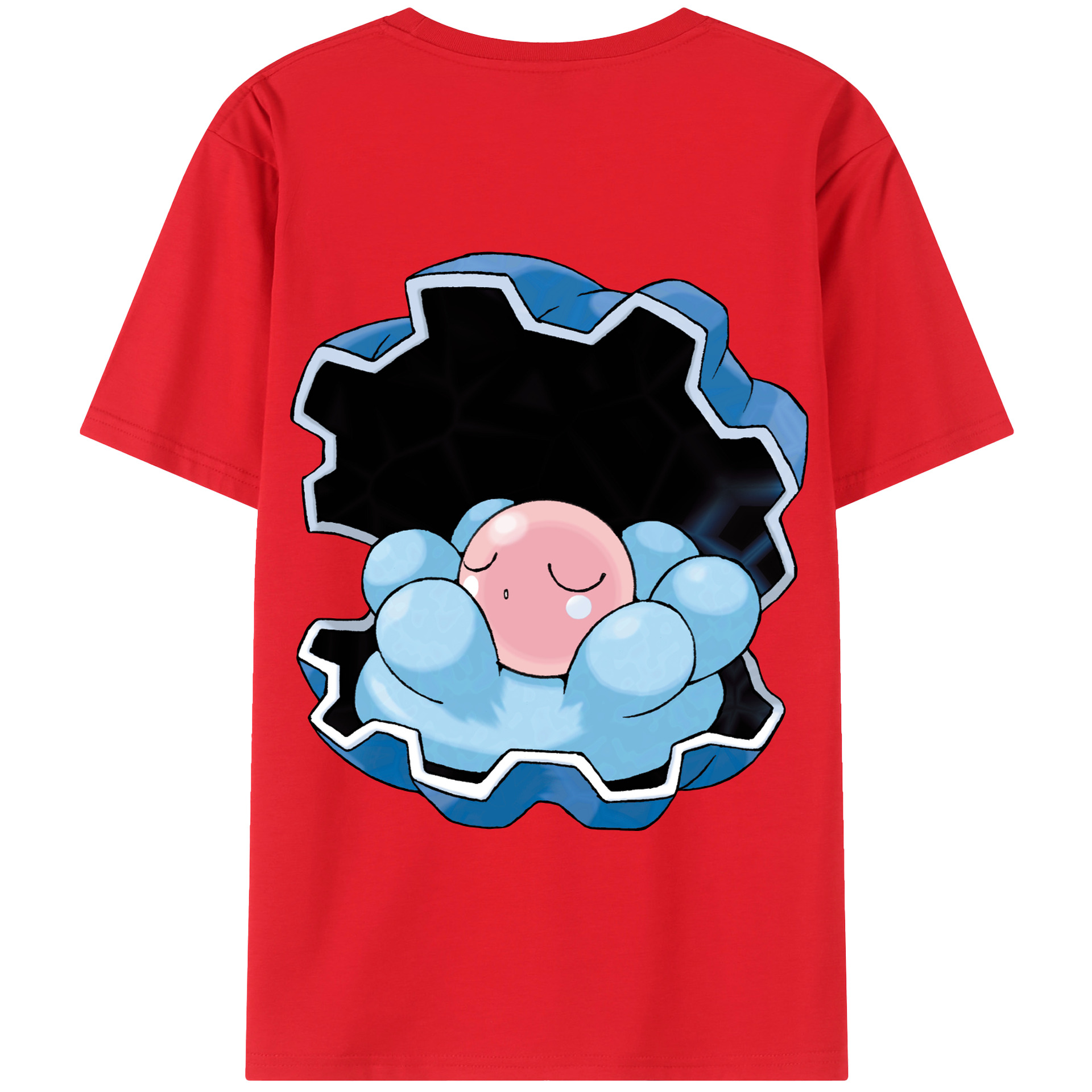 （画像用） ポケットモンスター Pokémon 綿100％半袖Tシャツ（背面プリント）