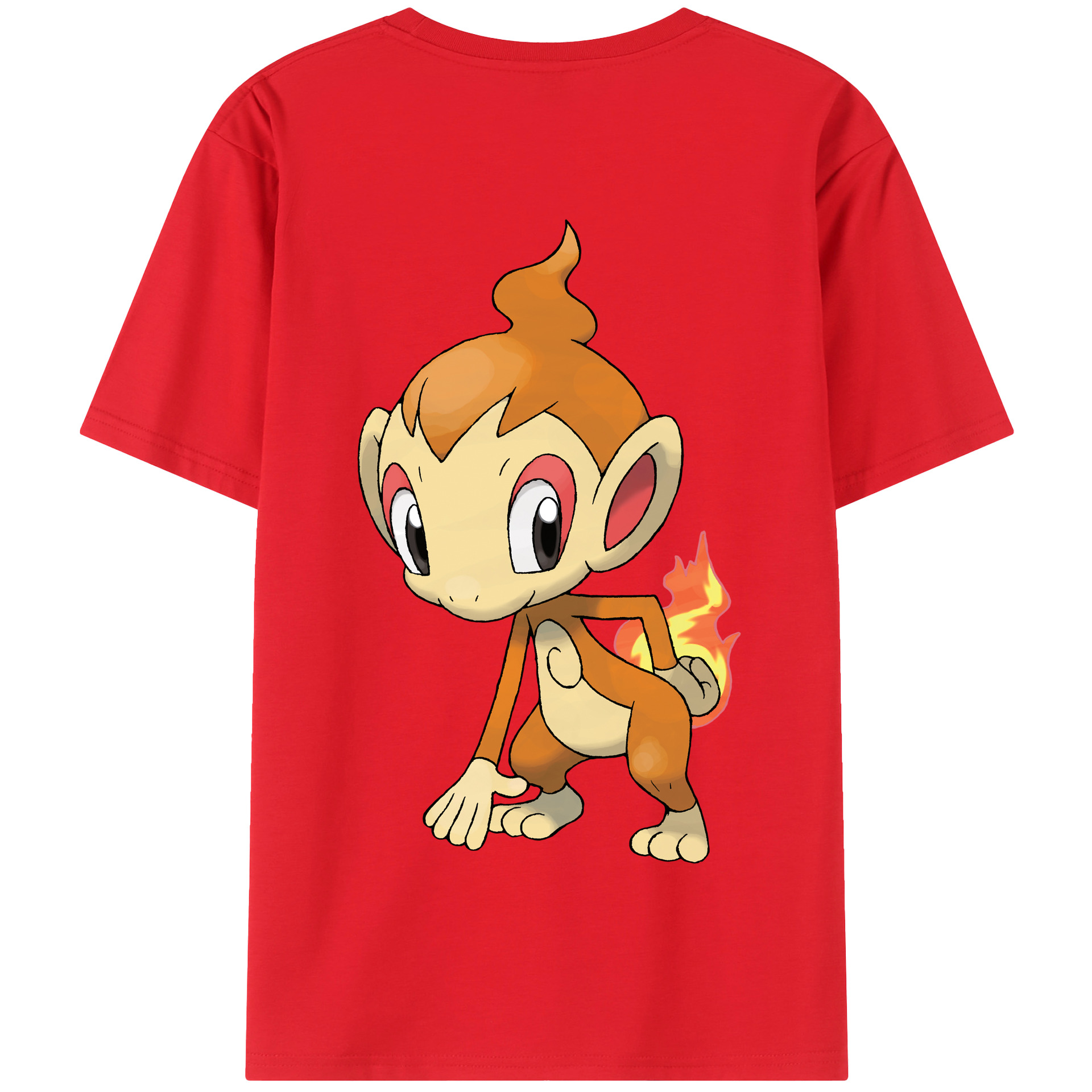 （画像用） ポケットモンスター Pokémon 綿100％半袖Tシャツ（背面プリント）