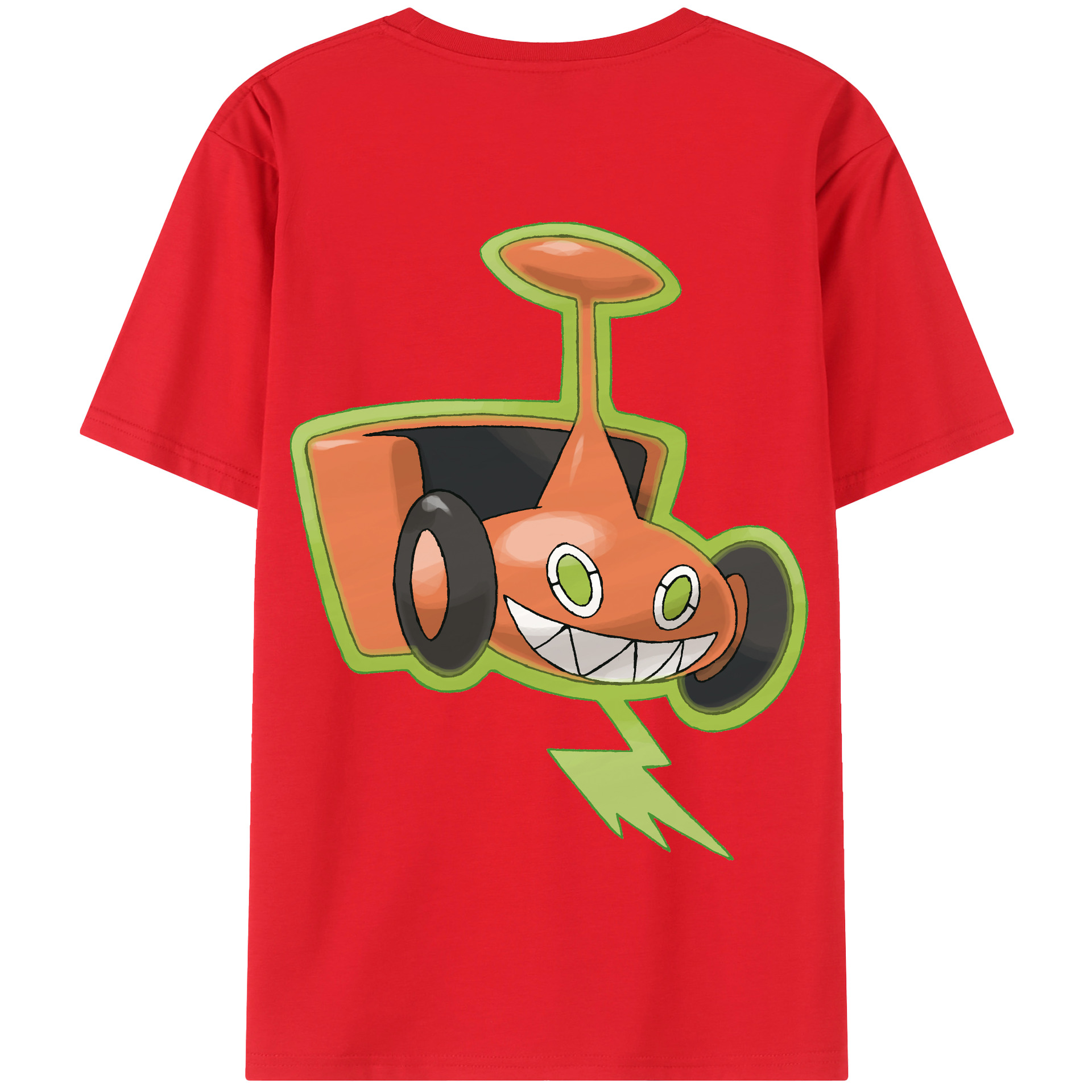 （画像用） ポケットモンスター Pokémon 綿100％半袖Tシャツ（背面プリント）
