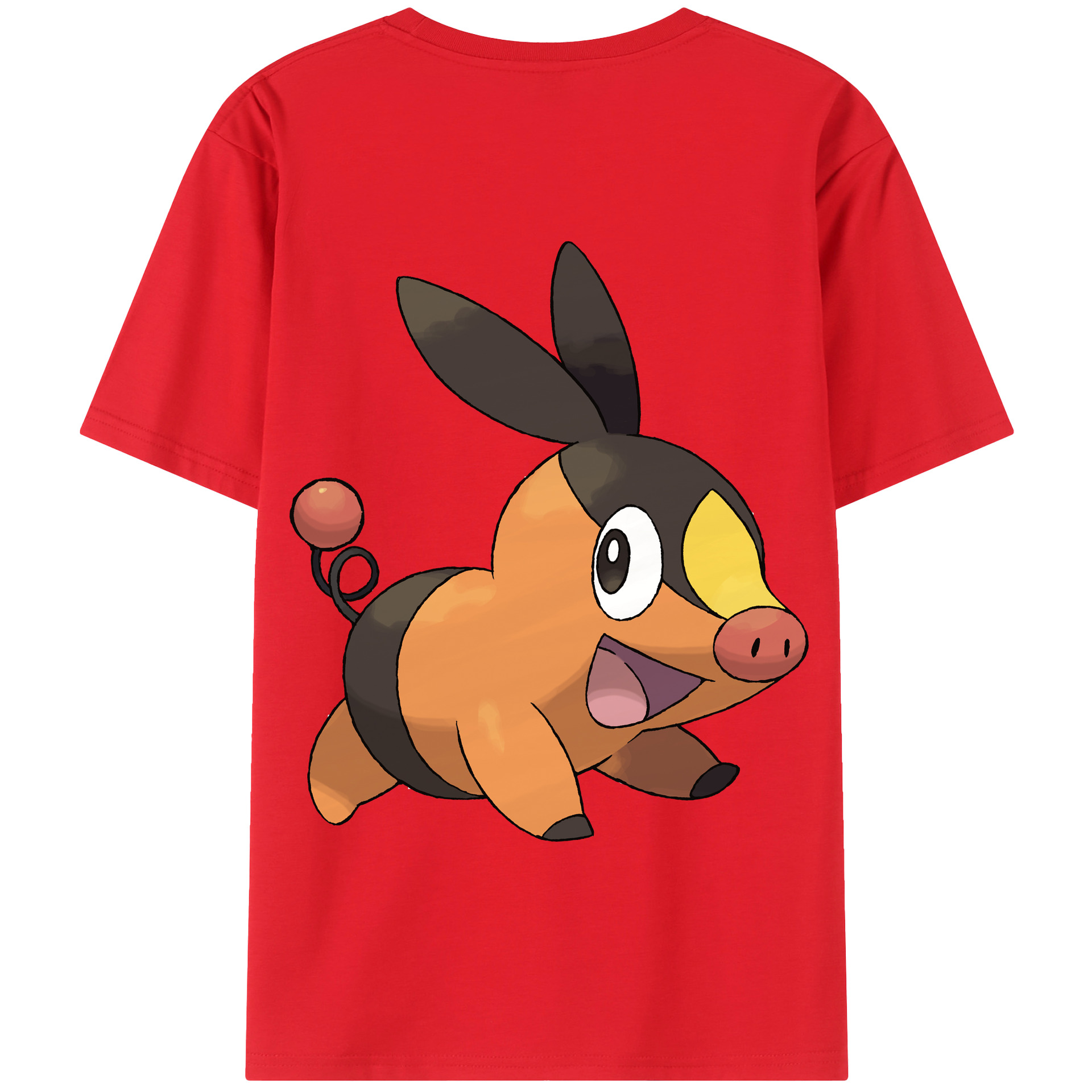 （画像用） ポケットモンスター Pokémon 綿100％半袖Tシャツ（背面プリント）