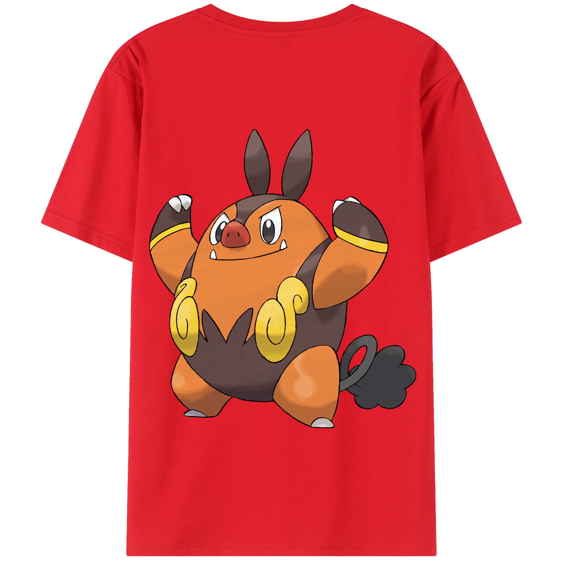 （画像用） ポケットモンスター Pokémon 綿100％半袖Tシャツ（背面プリント）
