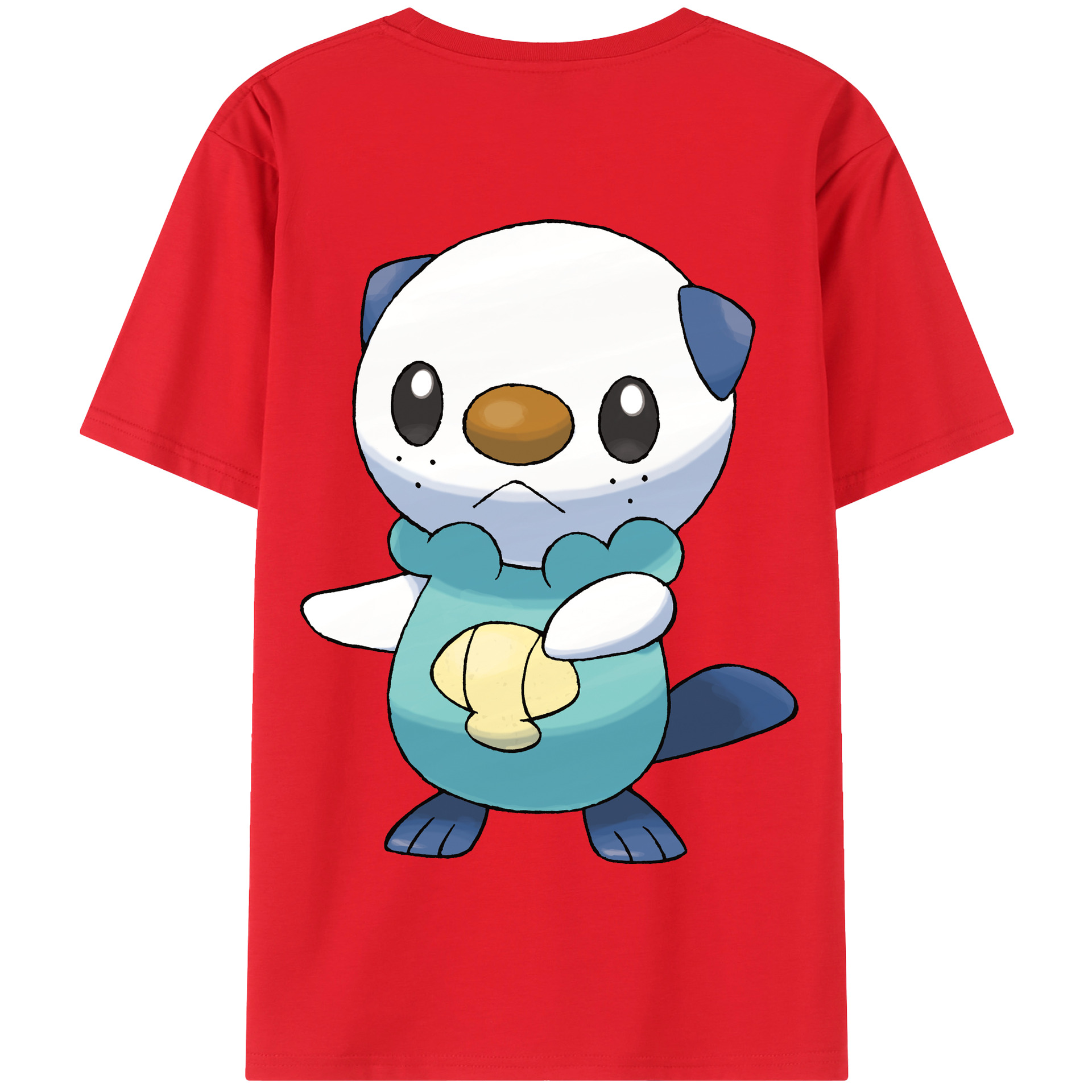 （画像用） ポケットモンスター Pokémon 綿100％半袖Tシャツ（背面プリント）